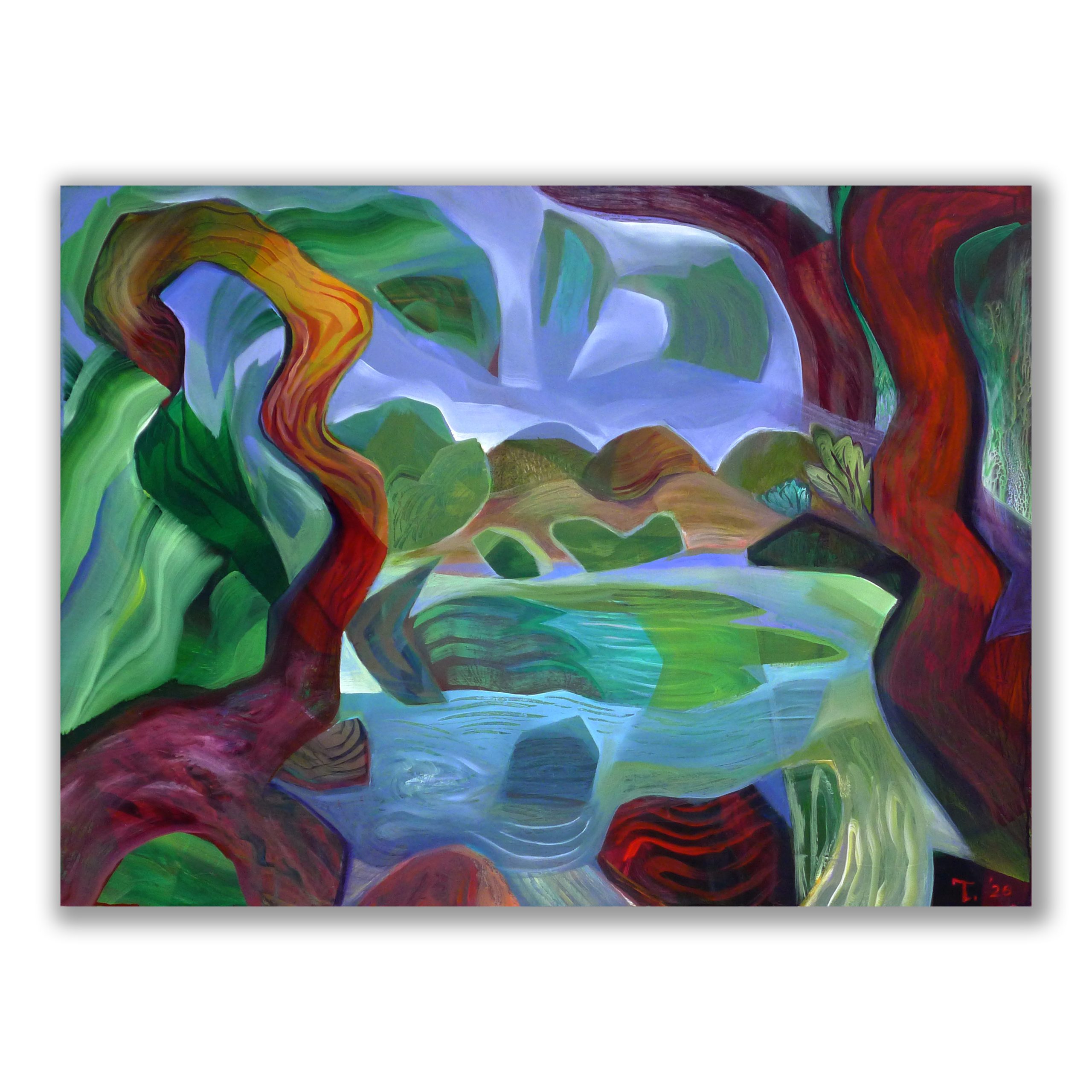 The Kiss Of Time 9.5'25 90x122cm Sq