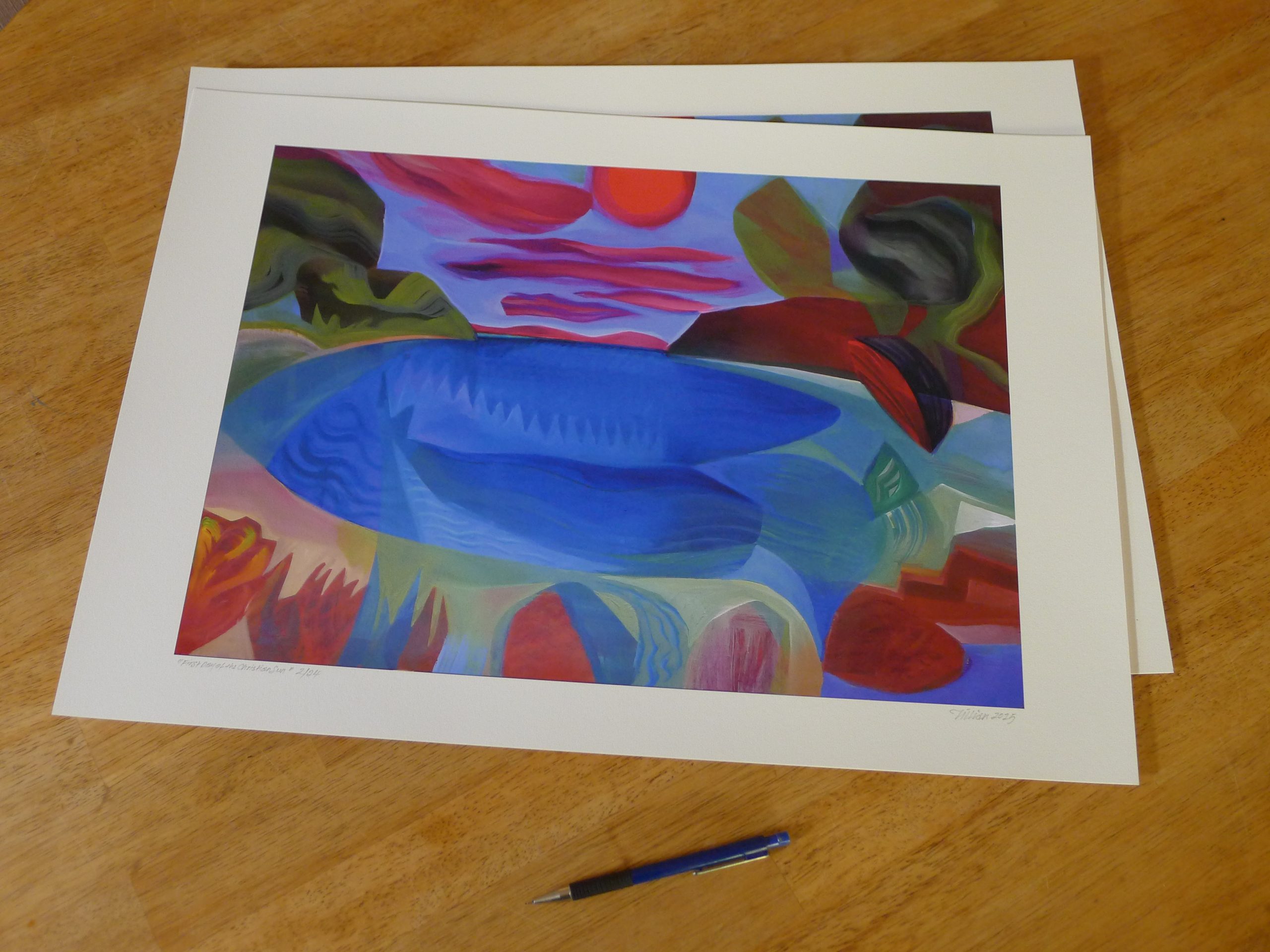 'first Day Of The Christian Sun' Print