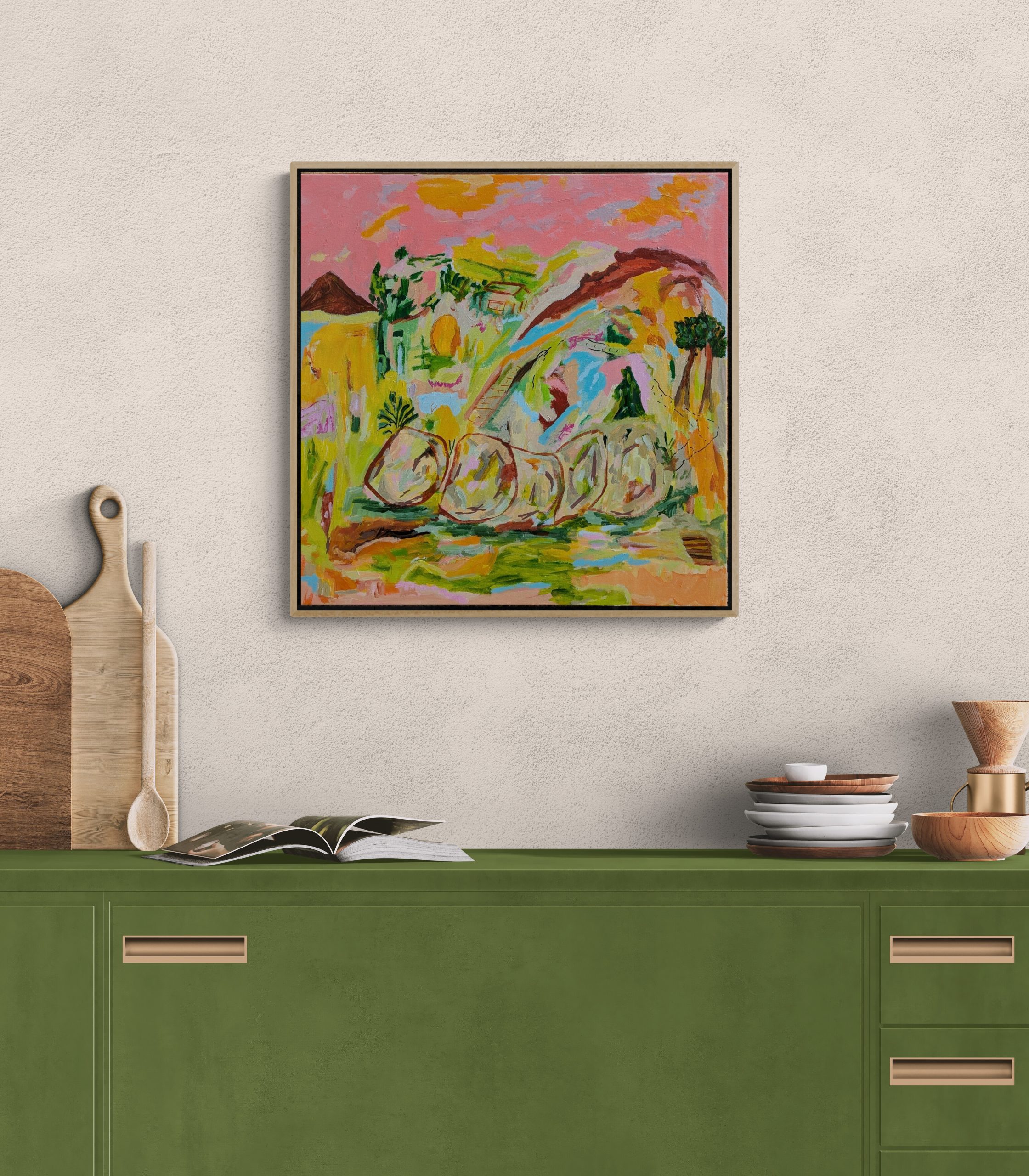 Close Up Of A Kitchen Cabinet (2)