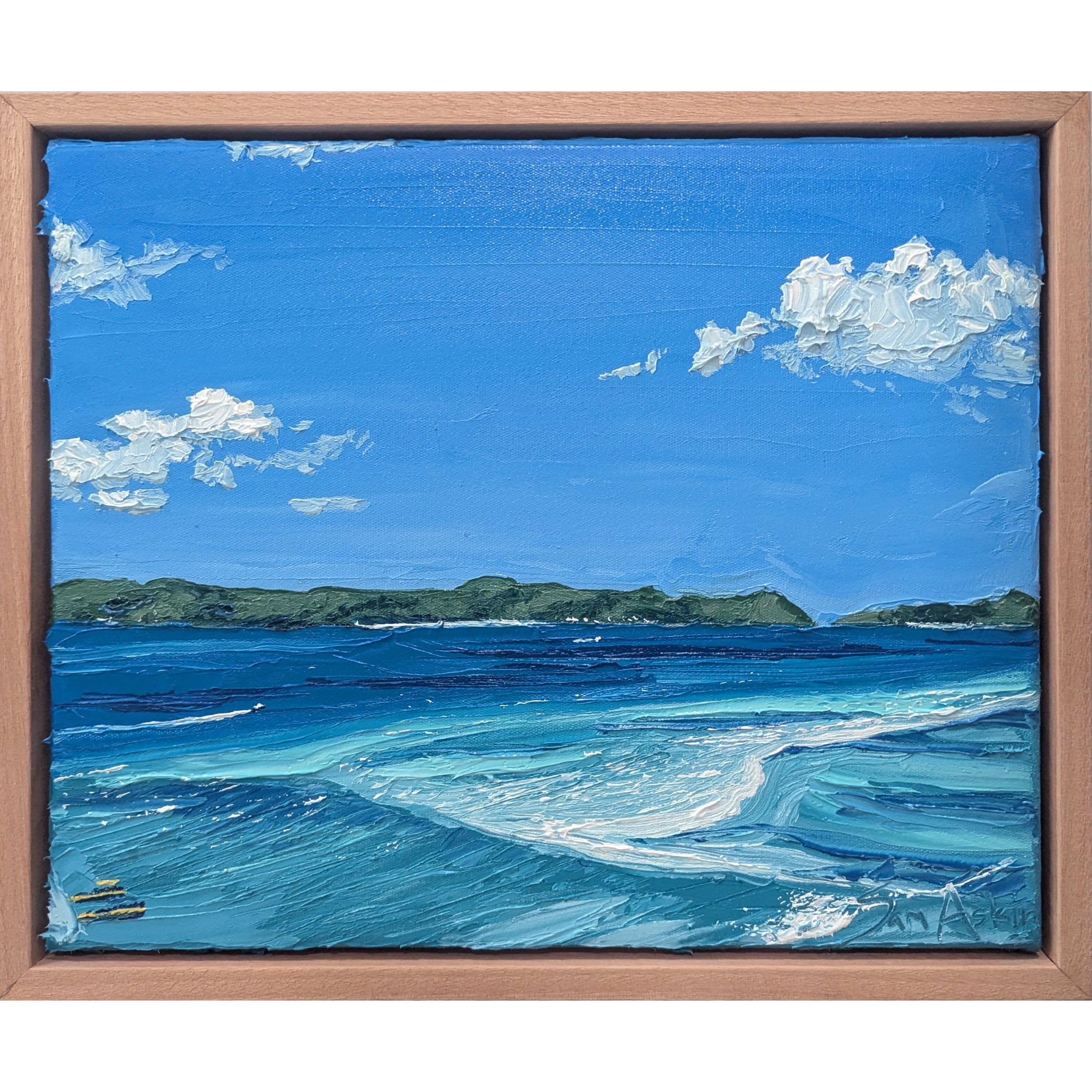 Sam Askin Whitsunday Shifting Sands Framed Ala