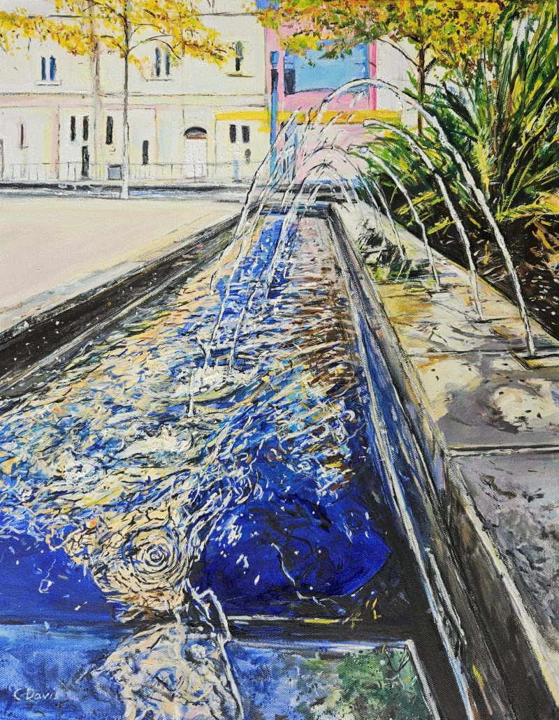 Fountain on North Terrace