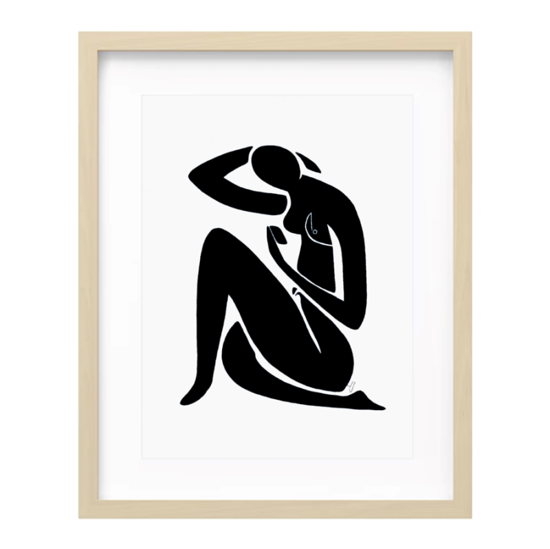 Black Nude Selfie II