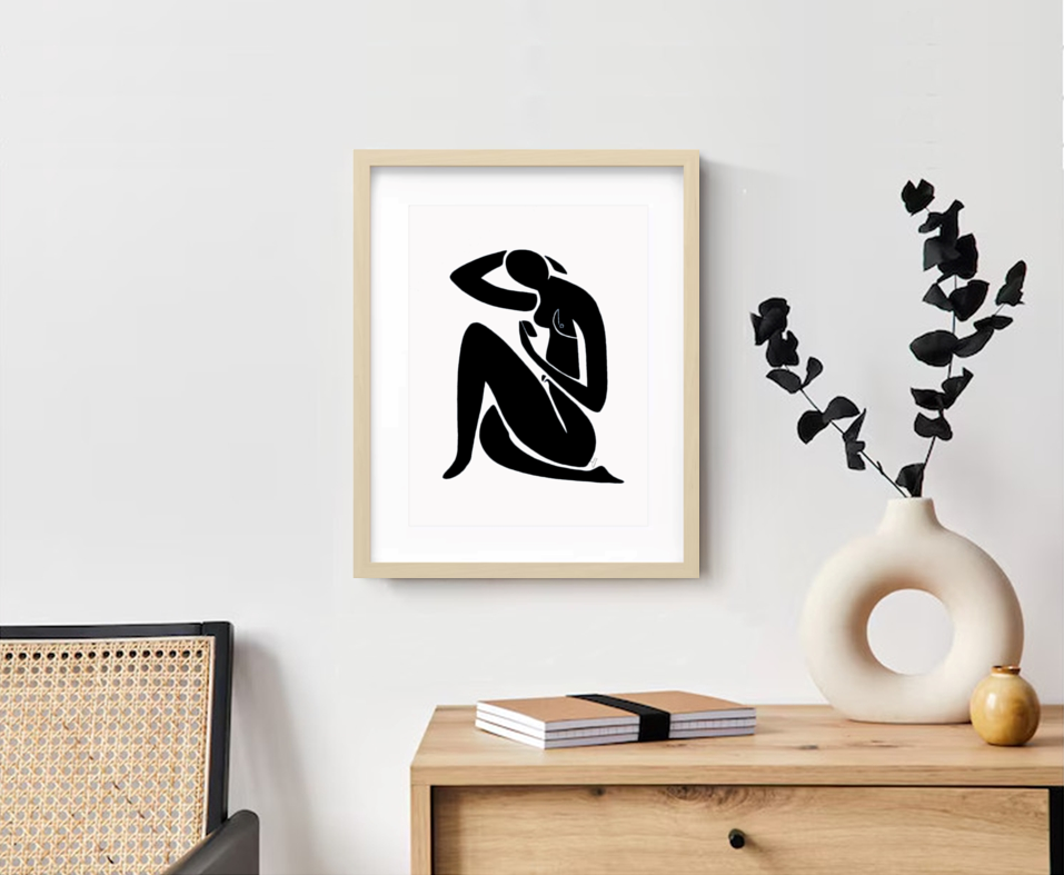 Black Nude Selfie Ii