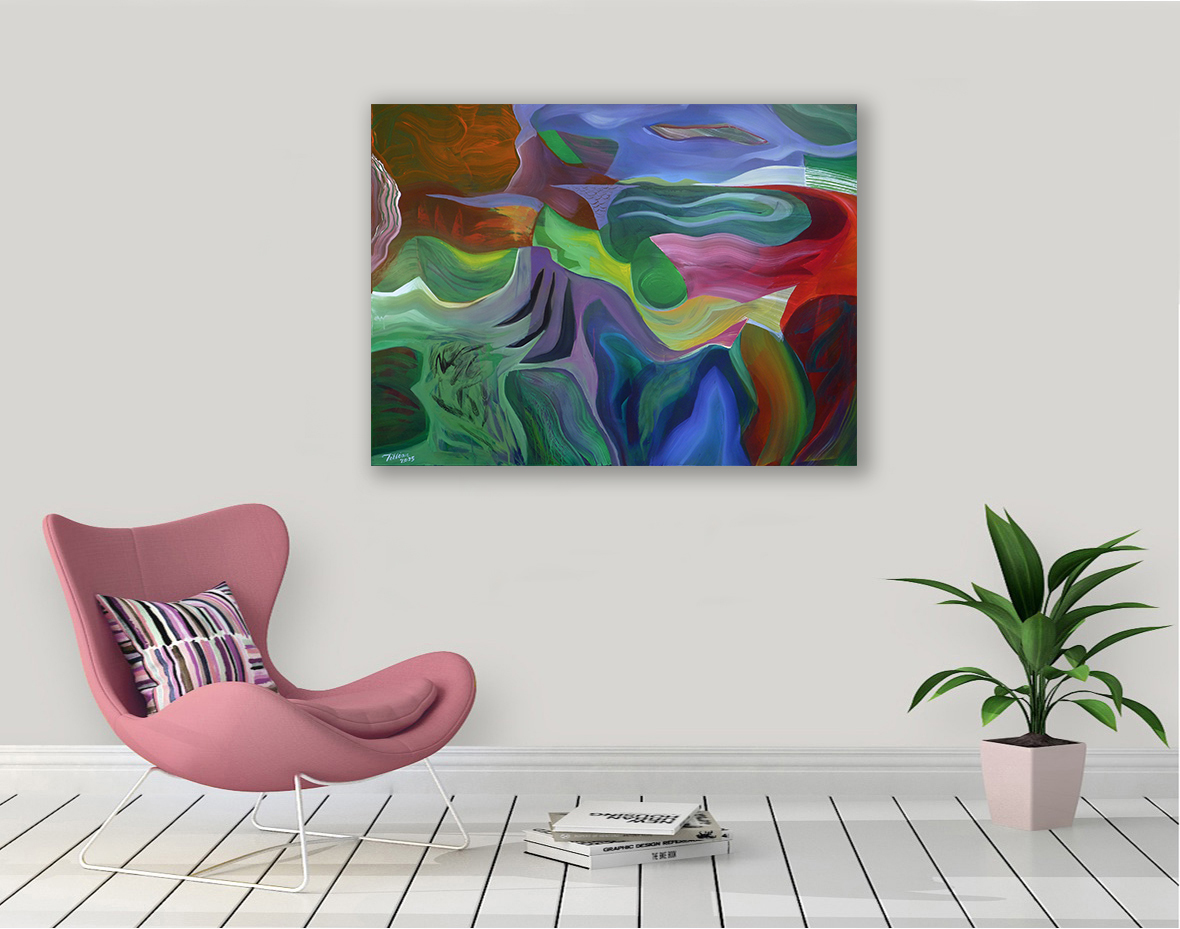 'first Contact' Pale Interior Pink Chair