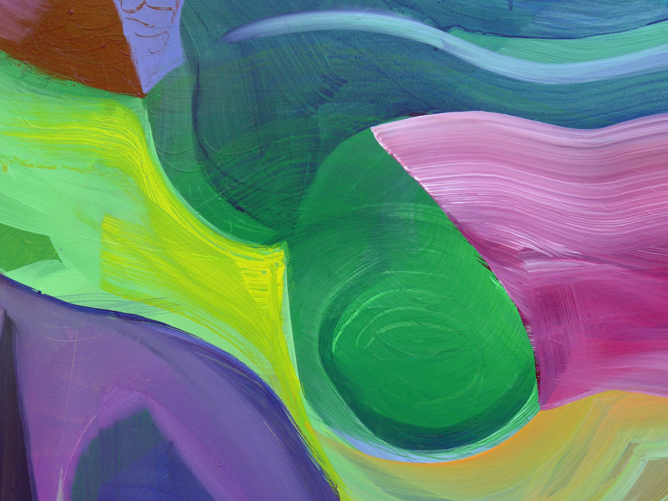 'first Contact' 11.2'25 122x92cm Detail