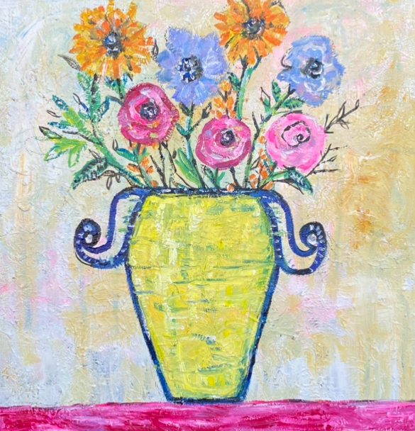 Yellow vase