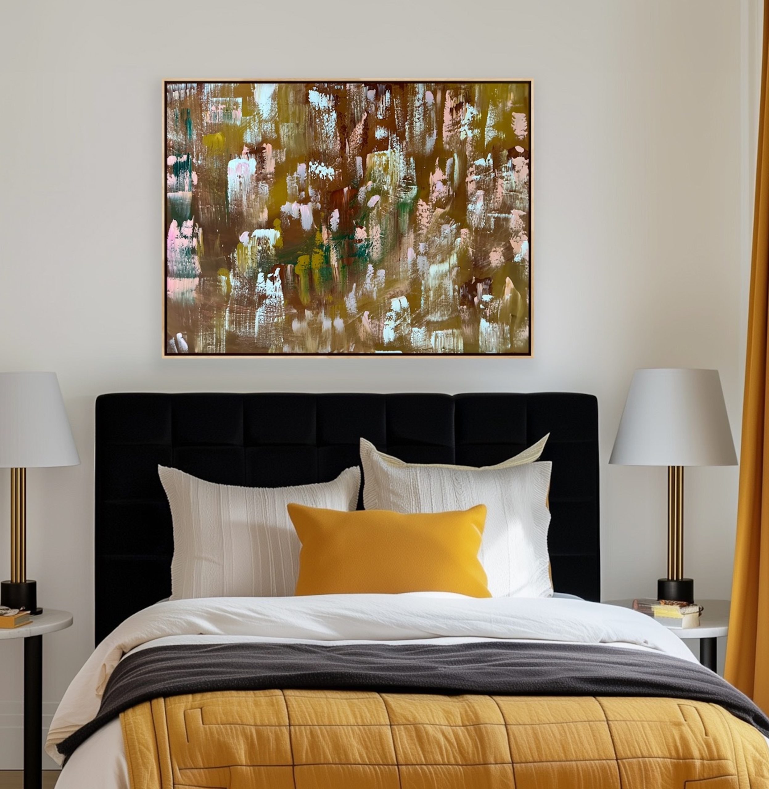 Brown Bedroom Art Alanah Jarjvis Art