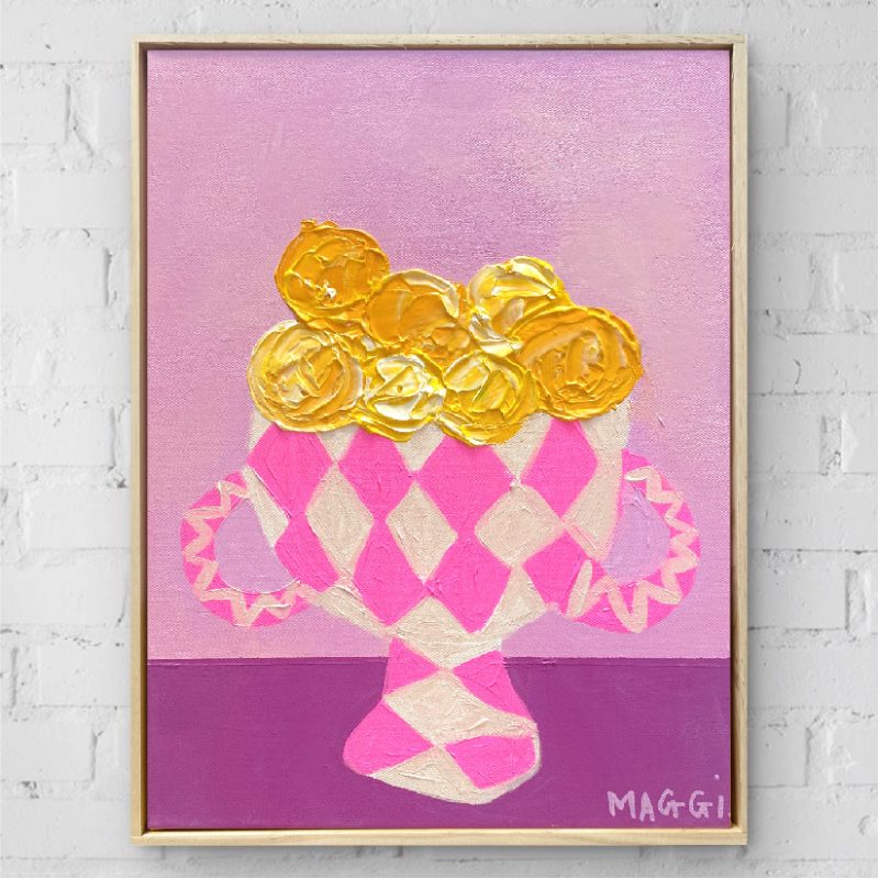 Lemons and Oranges on Pink