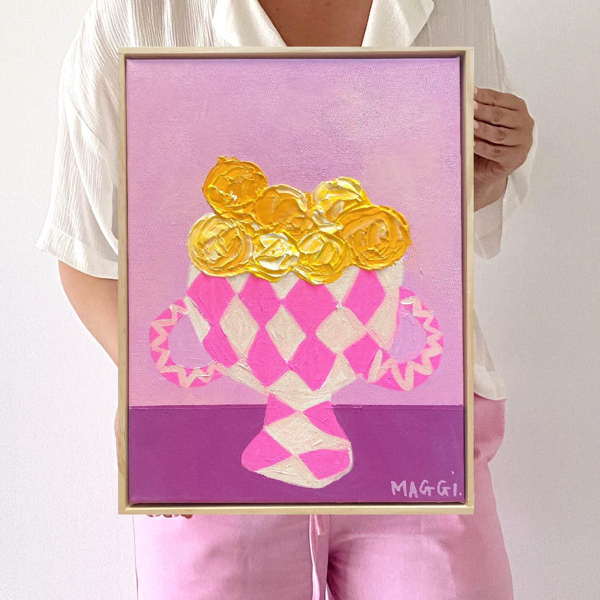 Oranges And Lemons In Pink Bowl Mmm