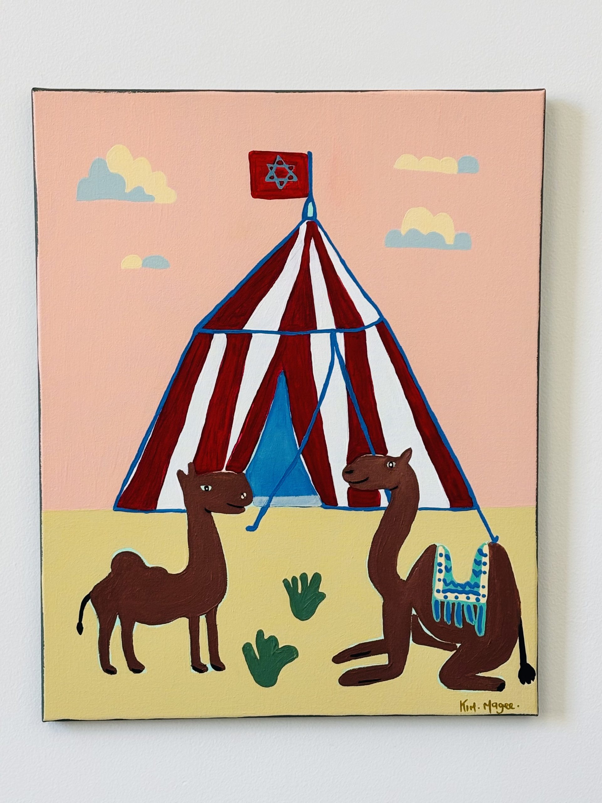 Kim Magee Art The Camel Traders Tent 1
