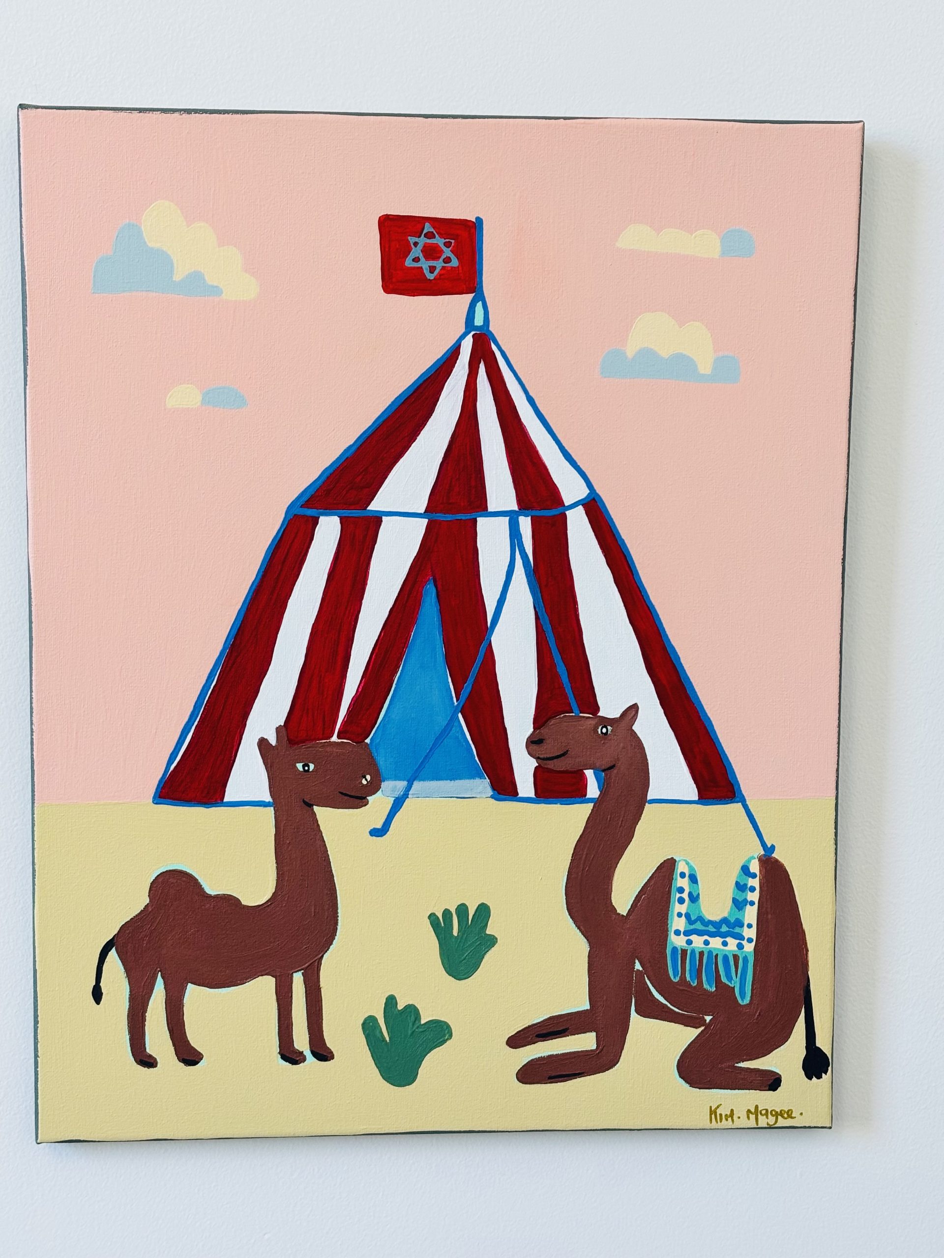 Kim Magee Art The Camel Traders Tent 2