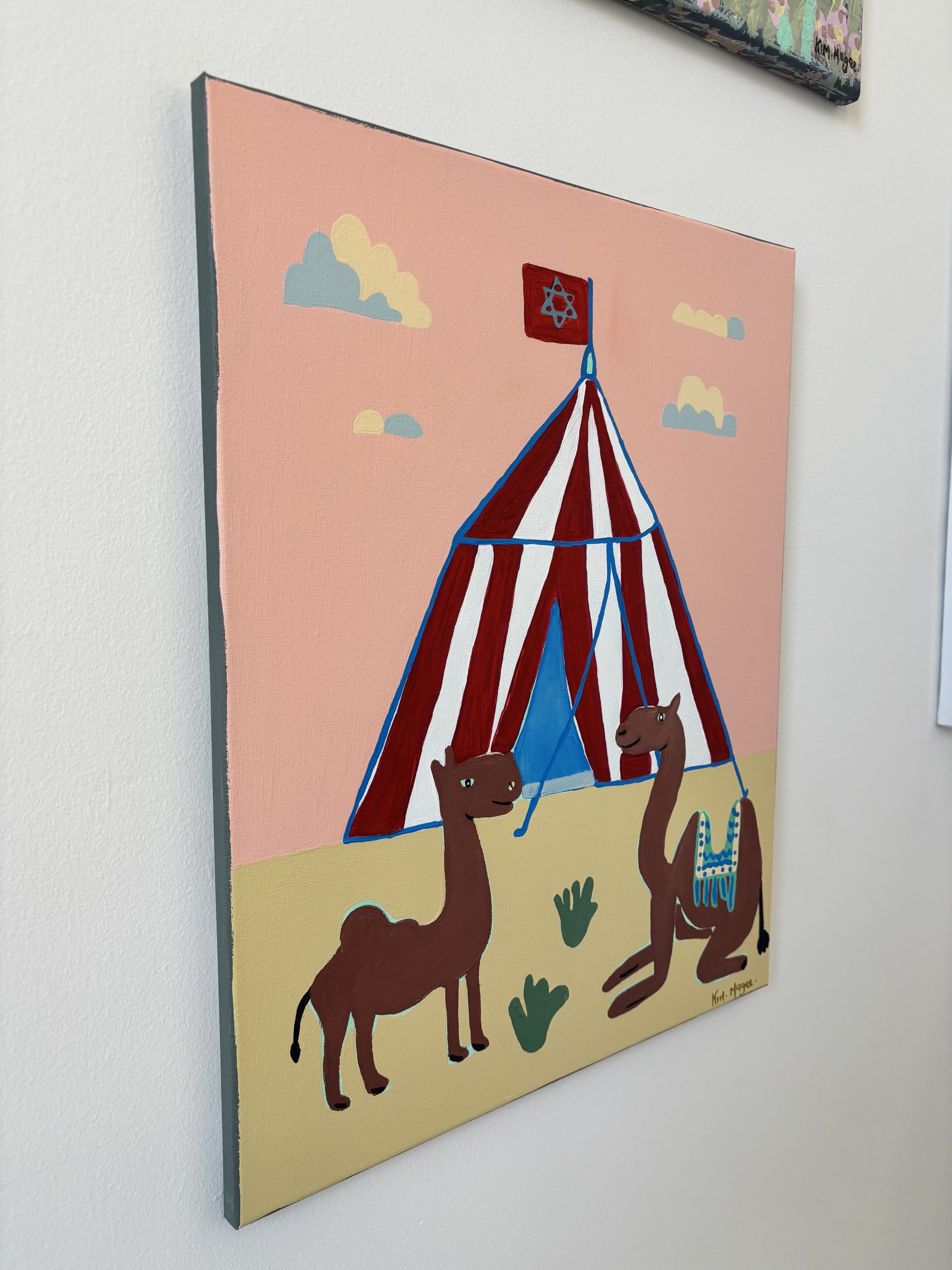 Kim Magee Art The Camel Traders Tent 5