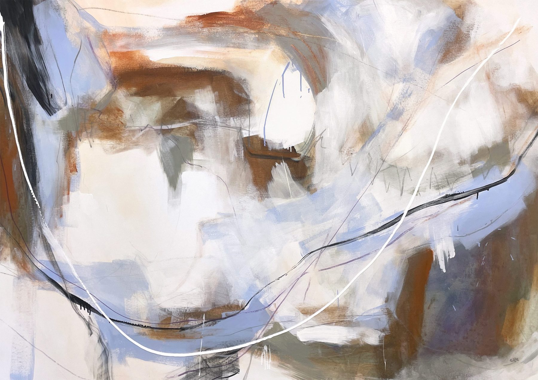 large art and artworks Rise Above Cheryl Harrison Main