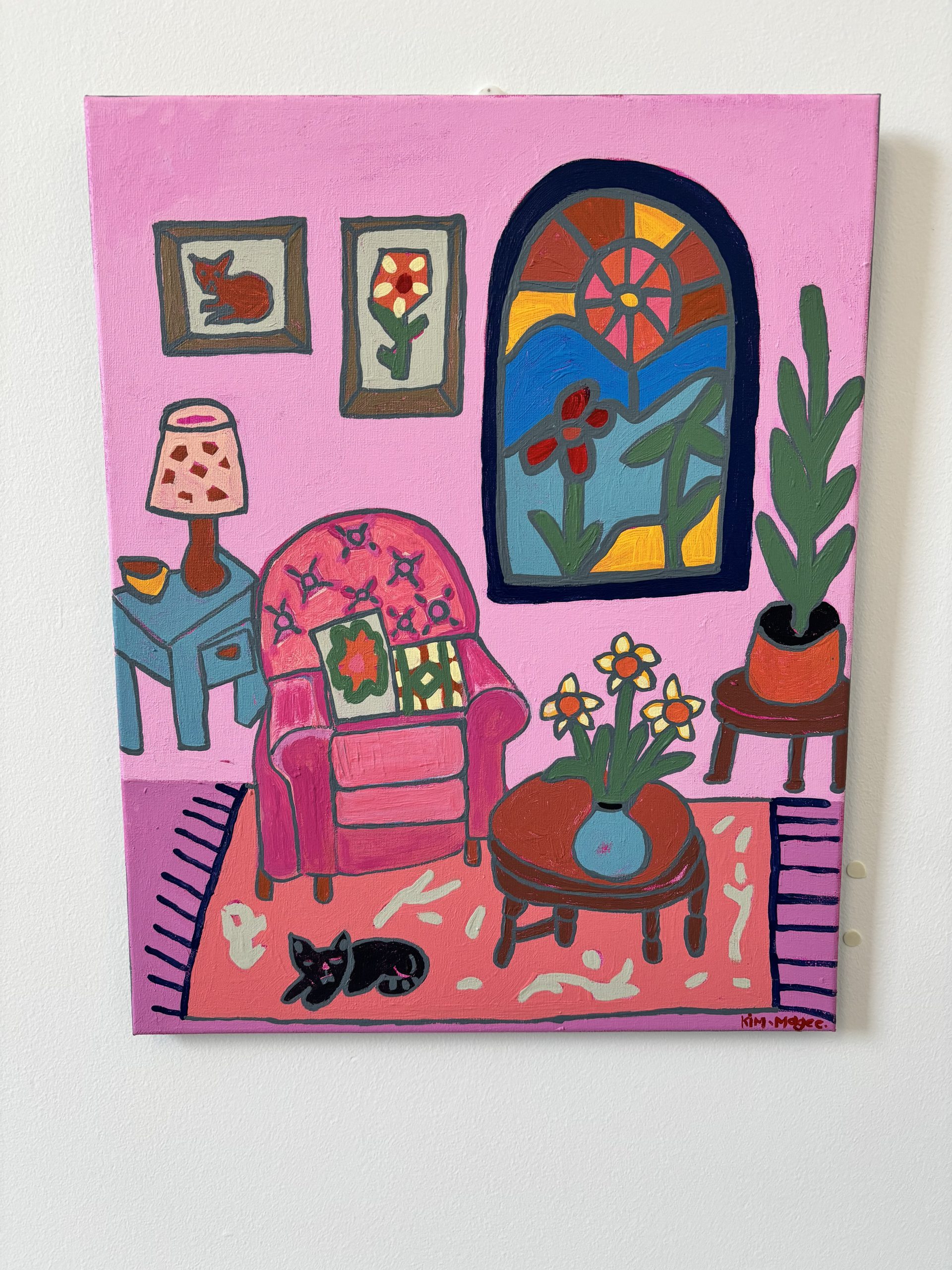 Kim Magee Art Grandmas Chair 1