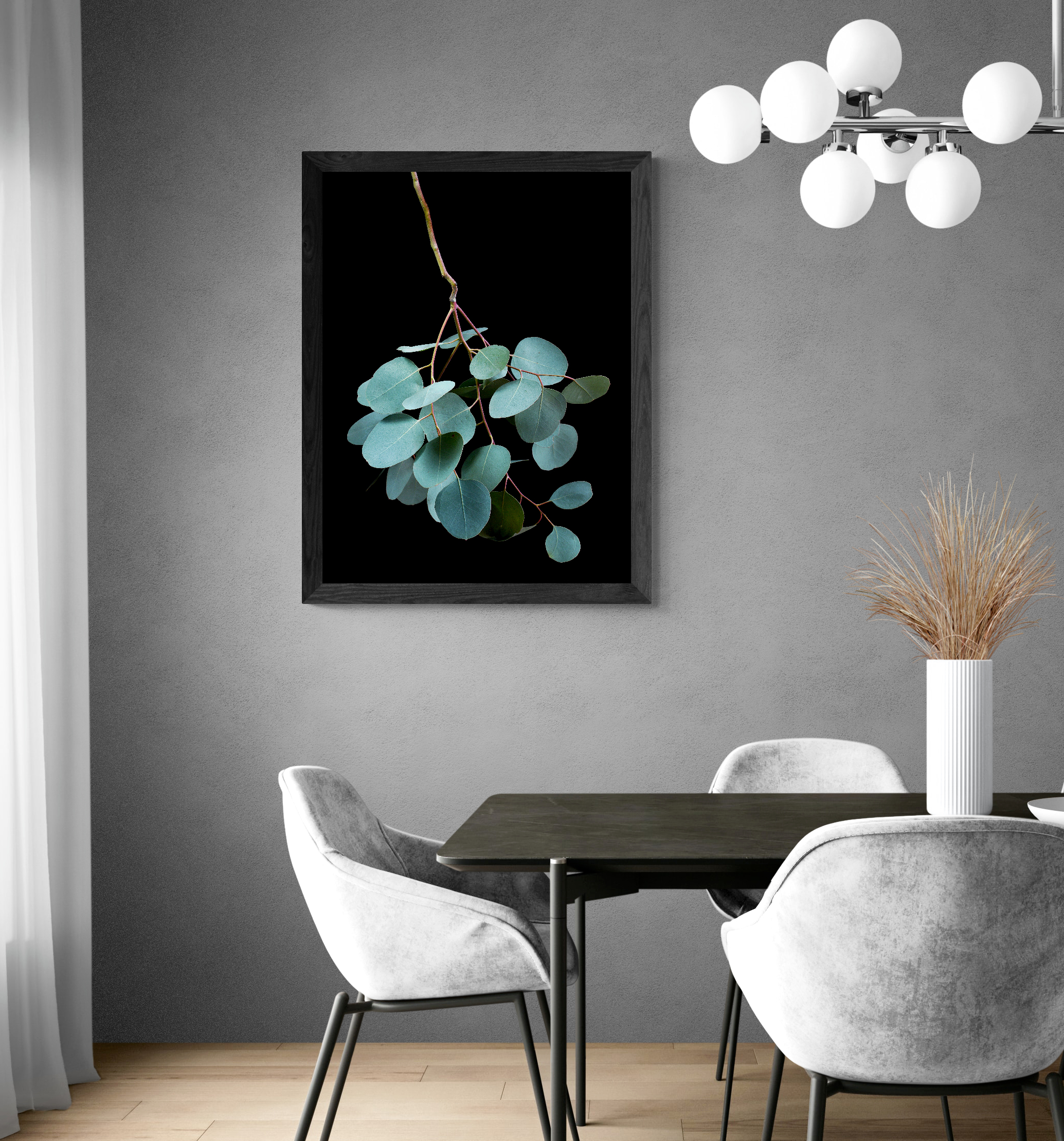 Modern Dining Room With Pendant Lights (21)