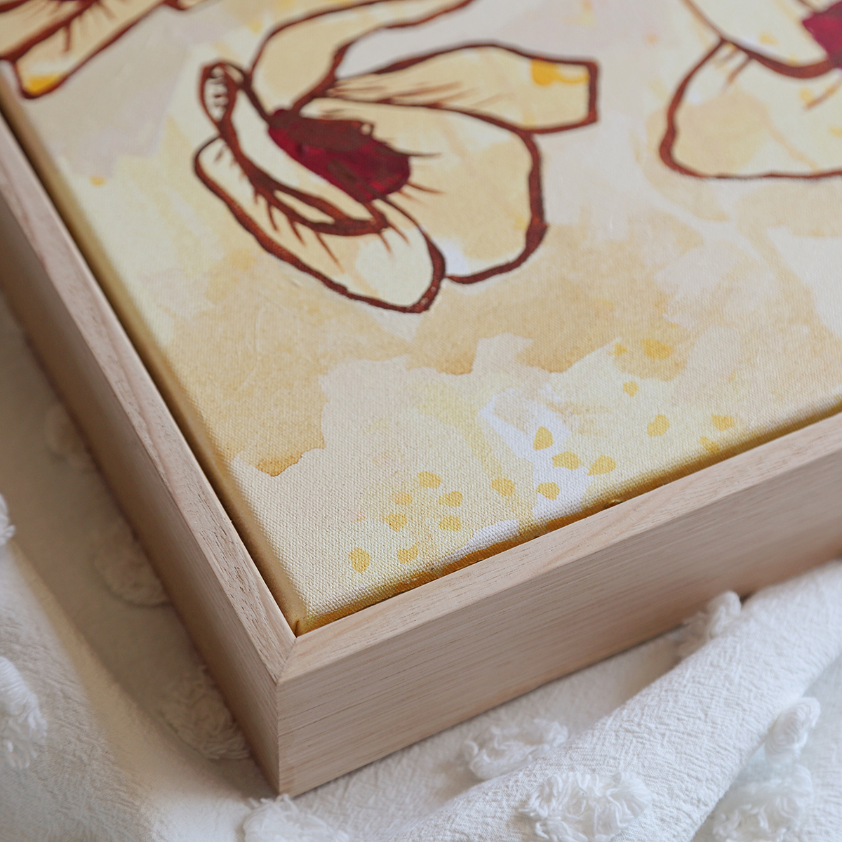 Lr 06 Coastal Hibiscus Song Smith & Brooks Art Abstract Landscape Floral Art Coastal Style Beach Interiors Ready To Hang Australian Art