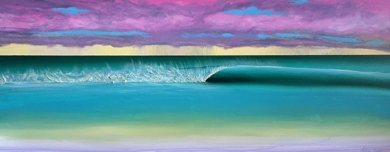 Pink and Purple Rain Clouds