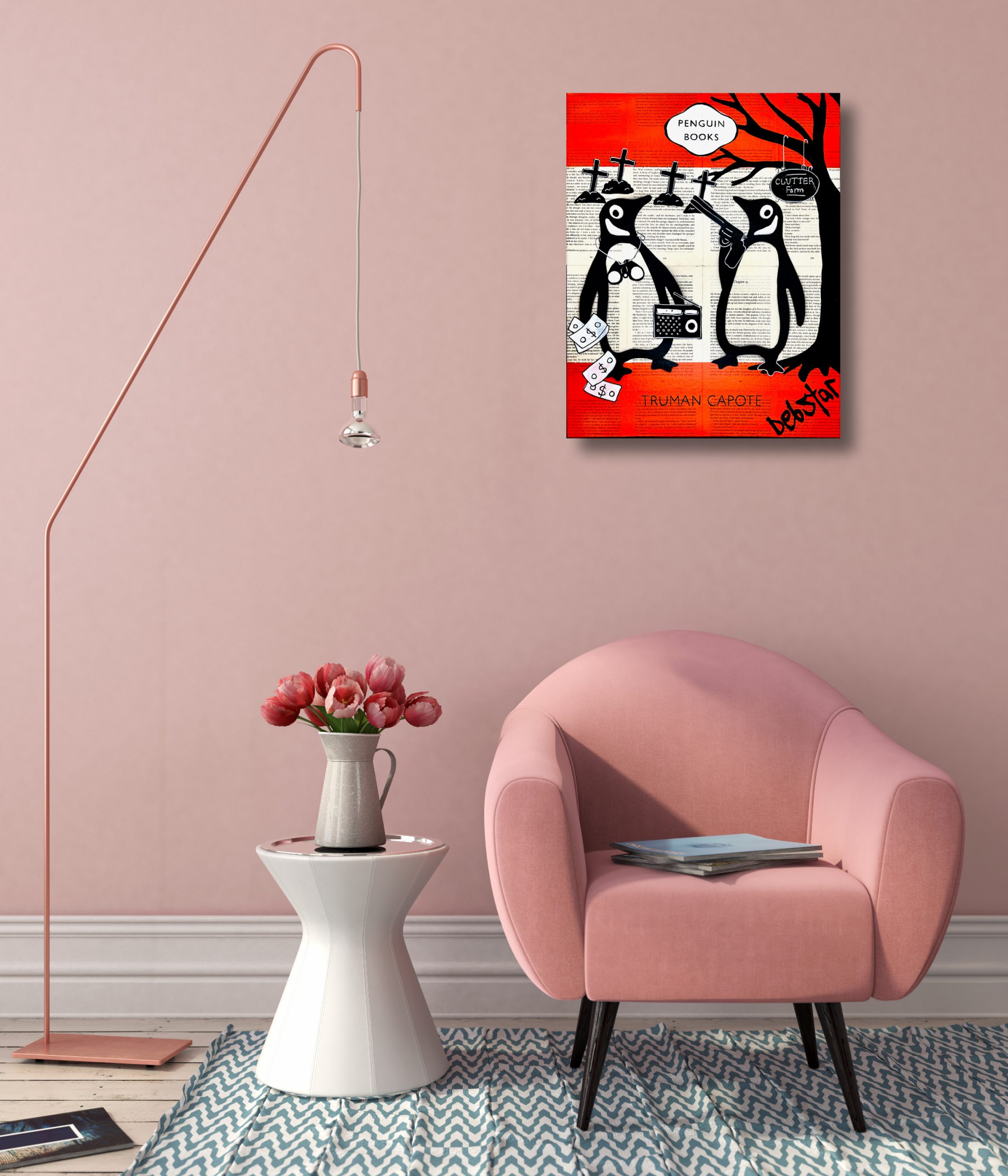 Penguin Books In Cold Blood 2 Pop Art Deborah Lang Art Urban Canvas 2