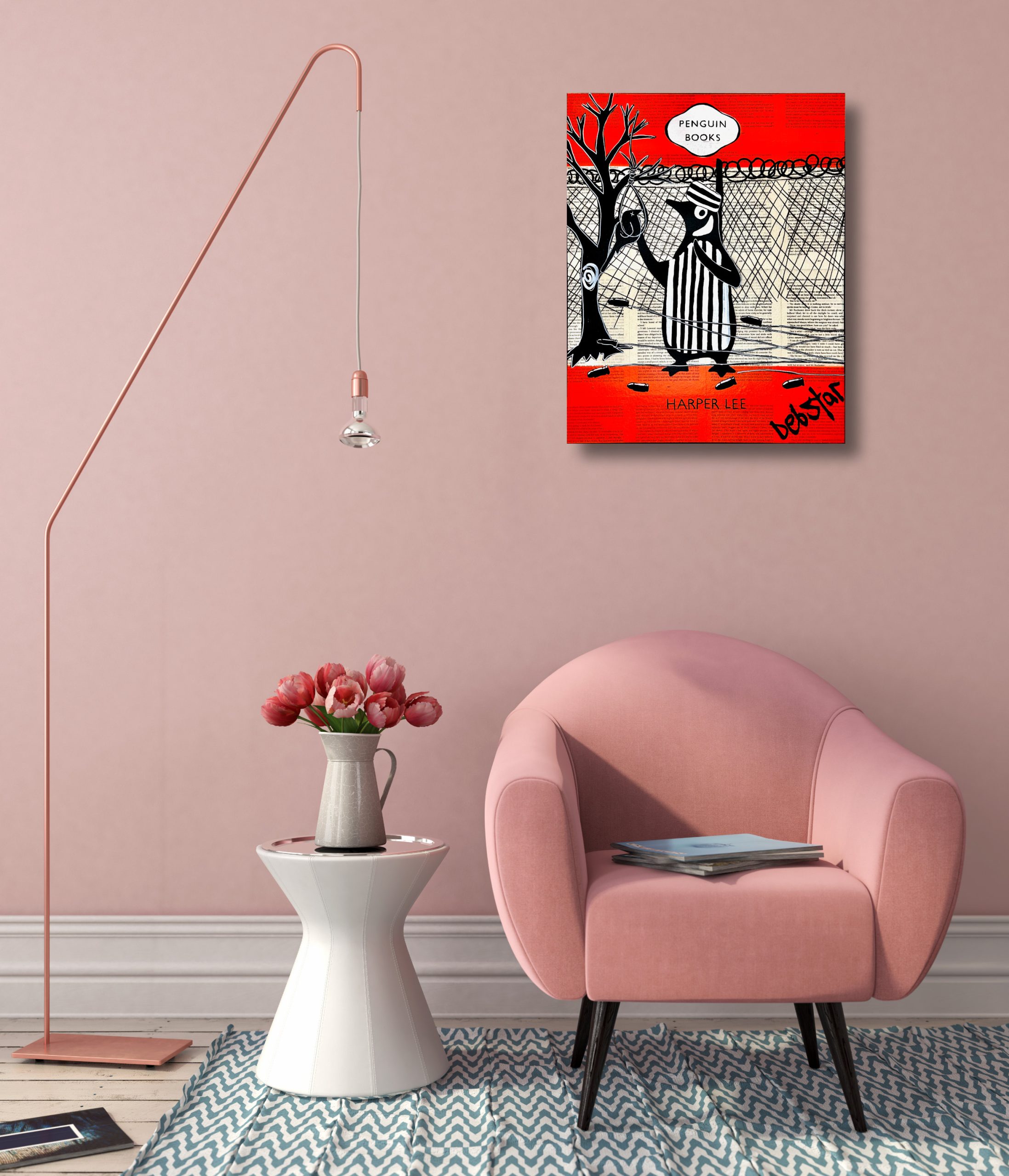 Penguin Books To Kill A Mockingbird Pop Art Deborah Lang Debstar Art Urban Canvas 2