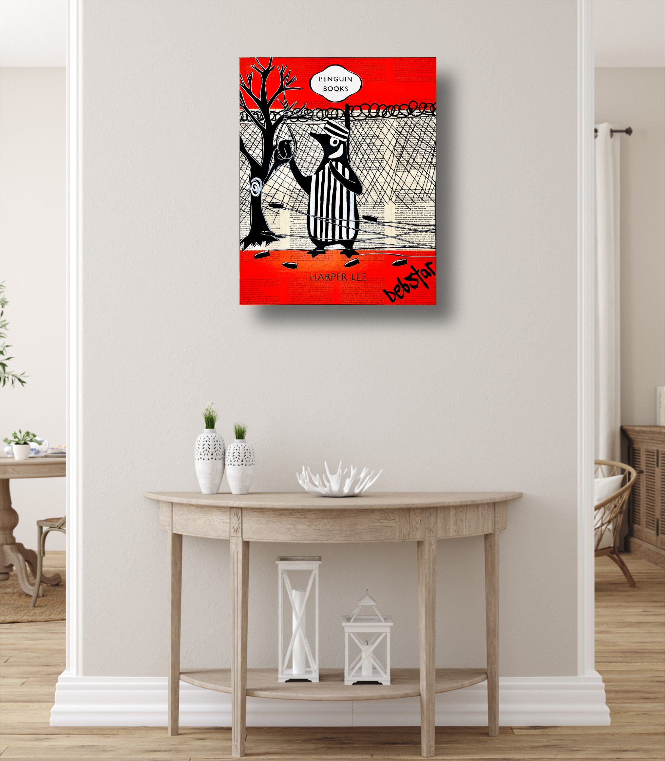 Penguin Books To Kill A Mockingbird Pop Art Deborah Lang Debstar Art Urban Canvas 5