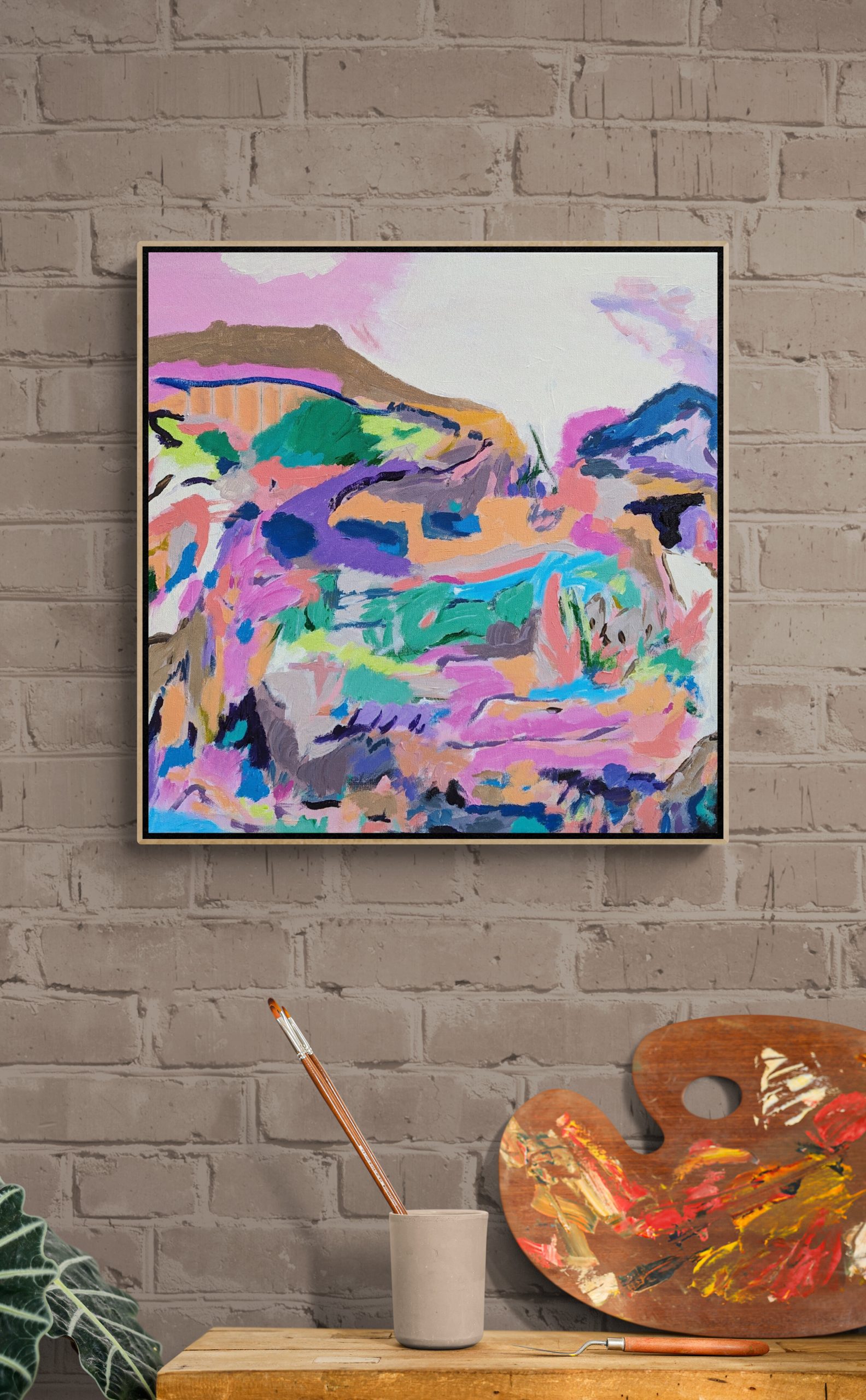 Artists Table With Palette