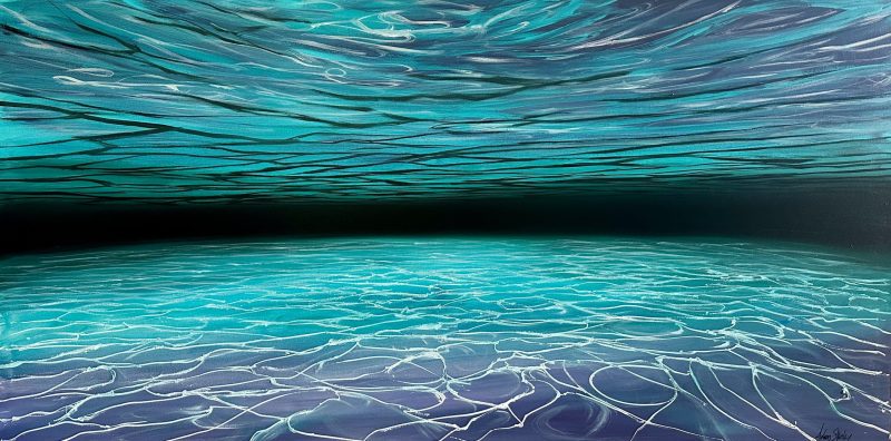 Into the distant ocean