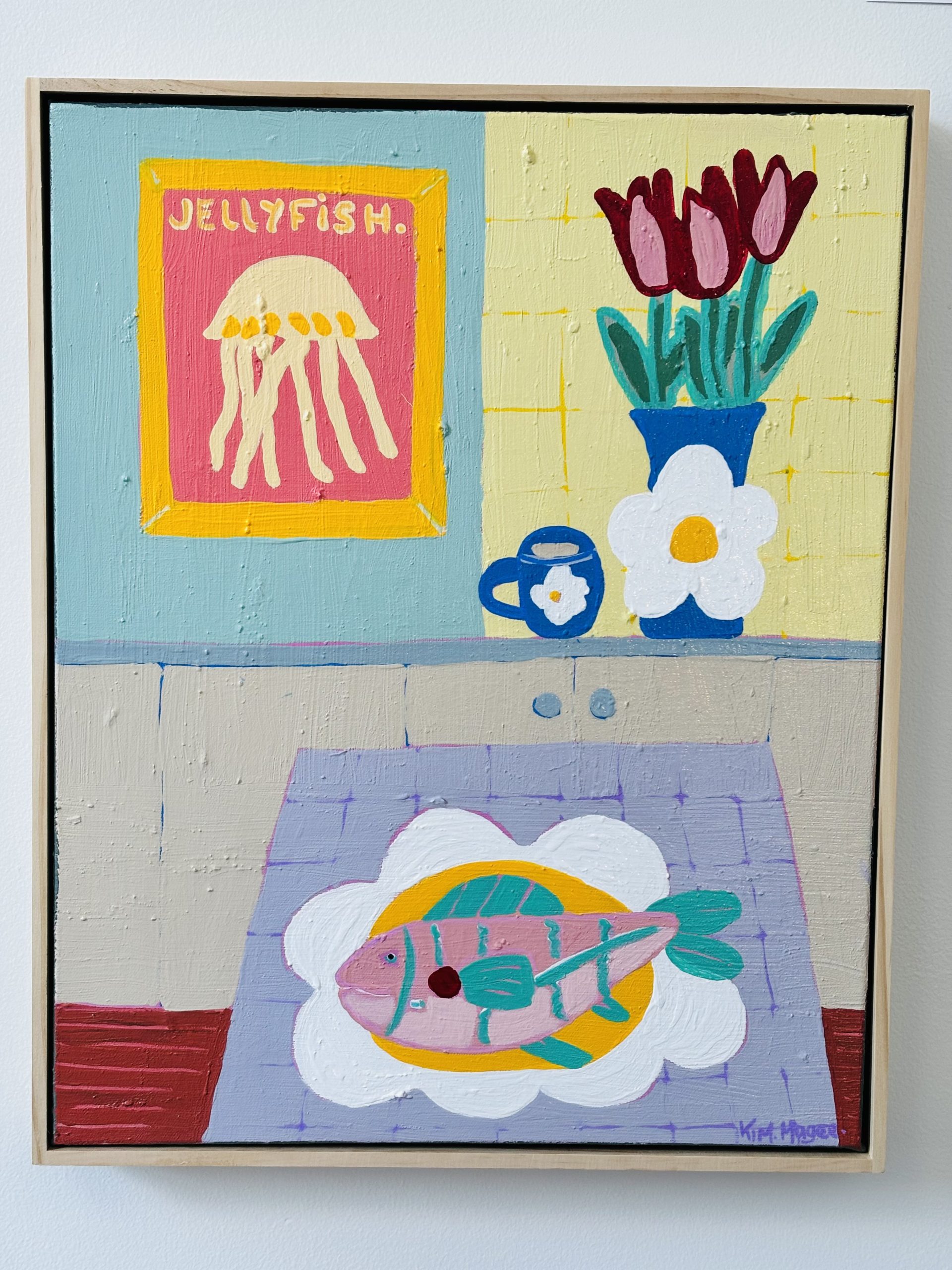 Kim Magee Art Fish Dinner 1