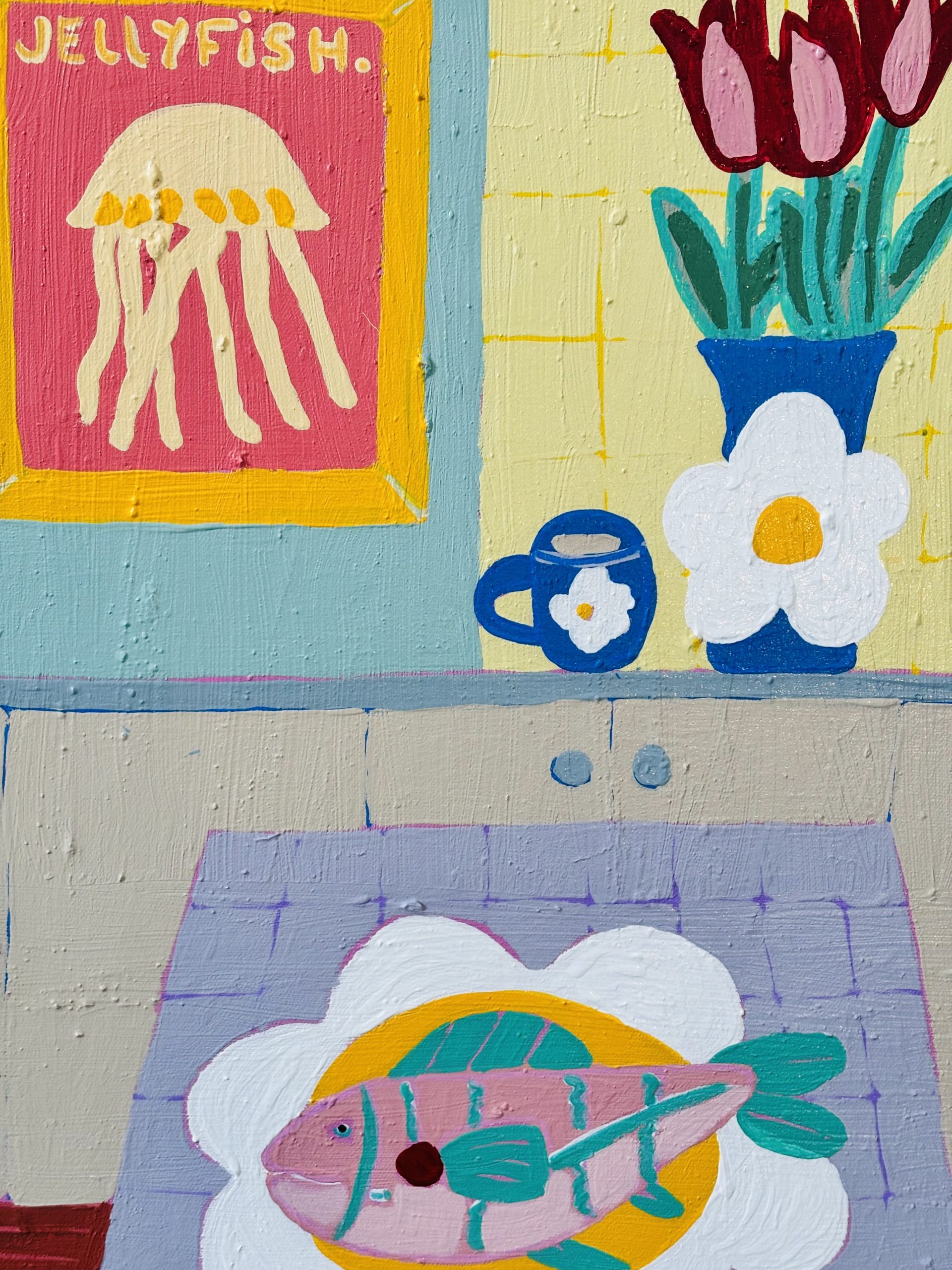 Kim Magee Art Fish Dinner 5