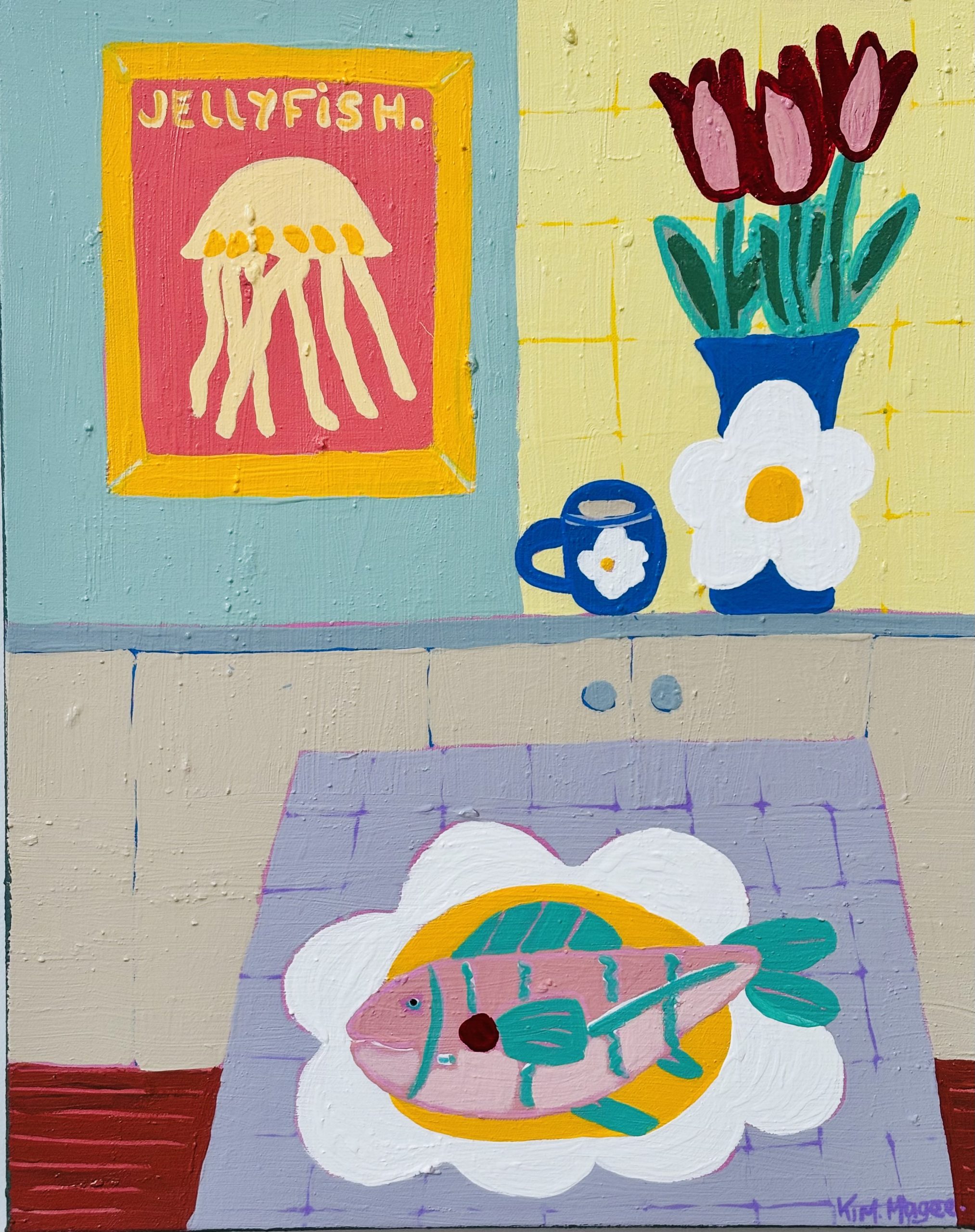 Kim Magee Art Fish Dinner 7