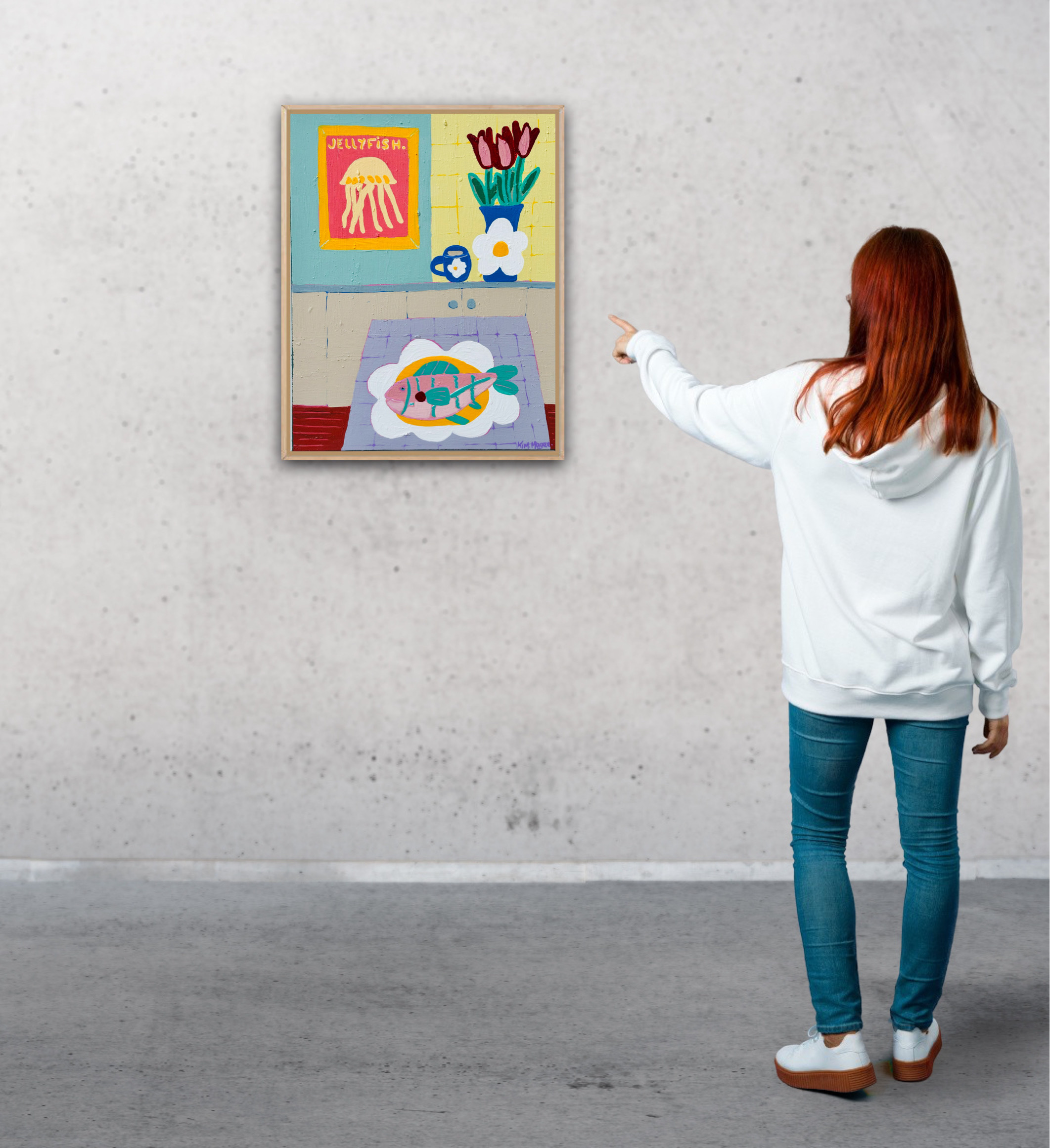 Kim Magee Art Fish Dinner 8