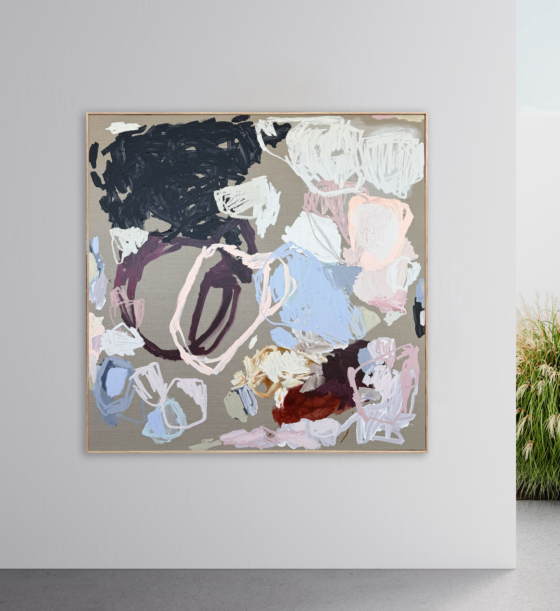 Pink Coral Rebecca Koerting Australian Contemporary Abstract