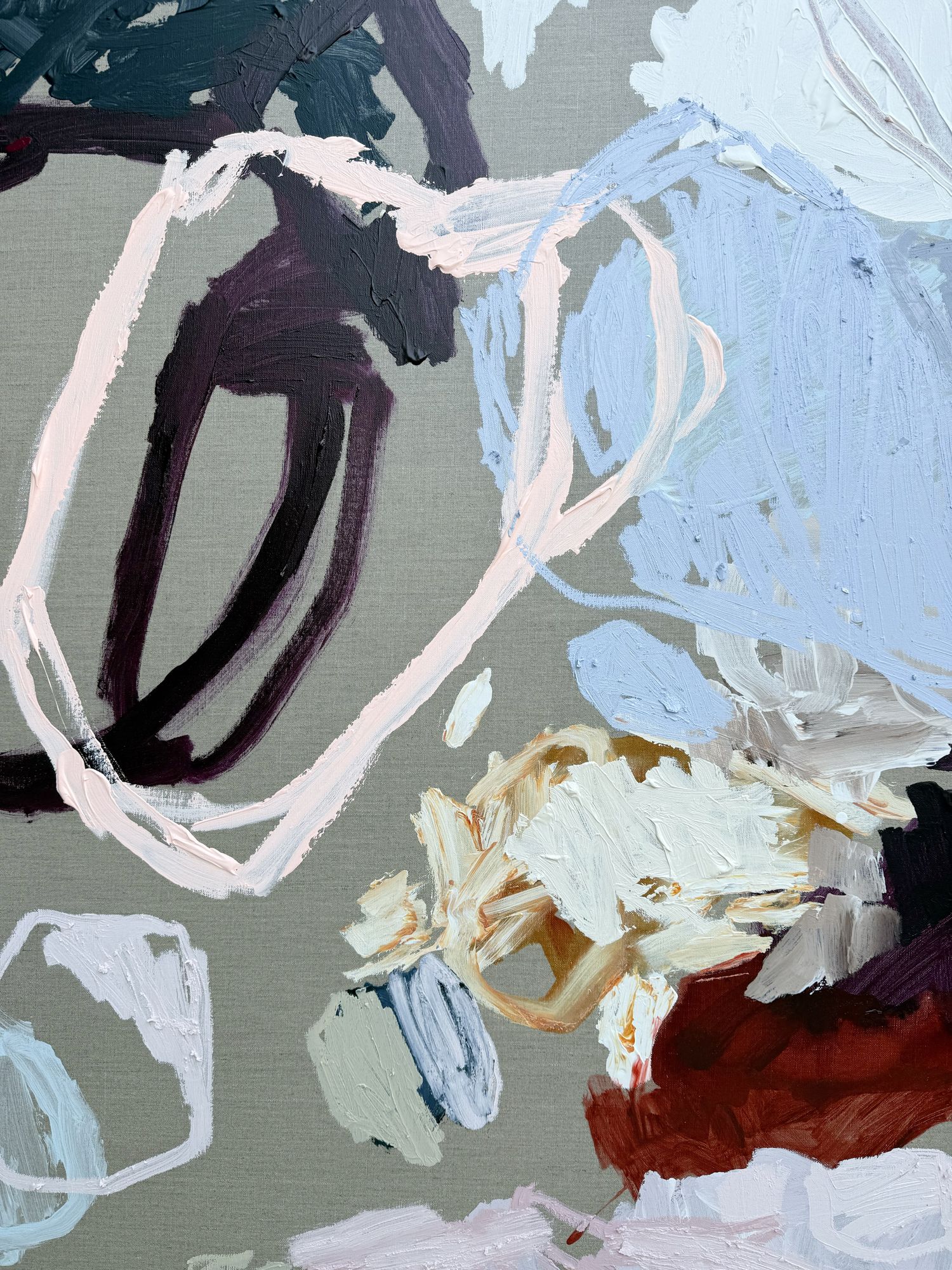 Perth Abstract Artist Rebecca Koerting Modern A Gentle Kind Of Mess 502 W