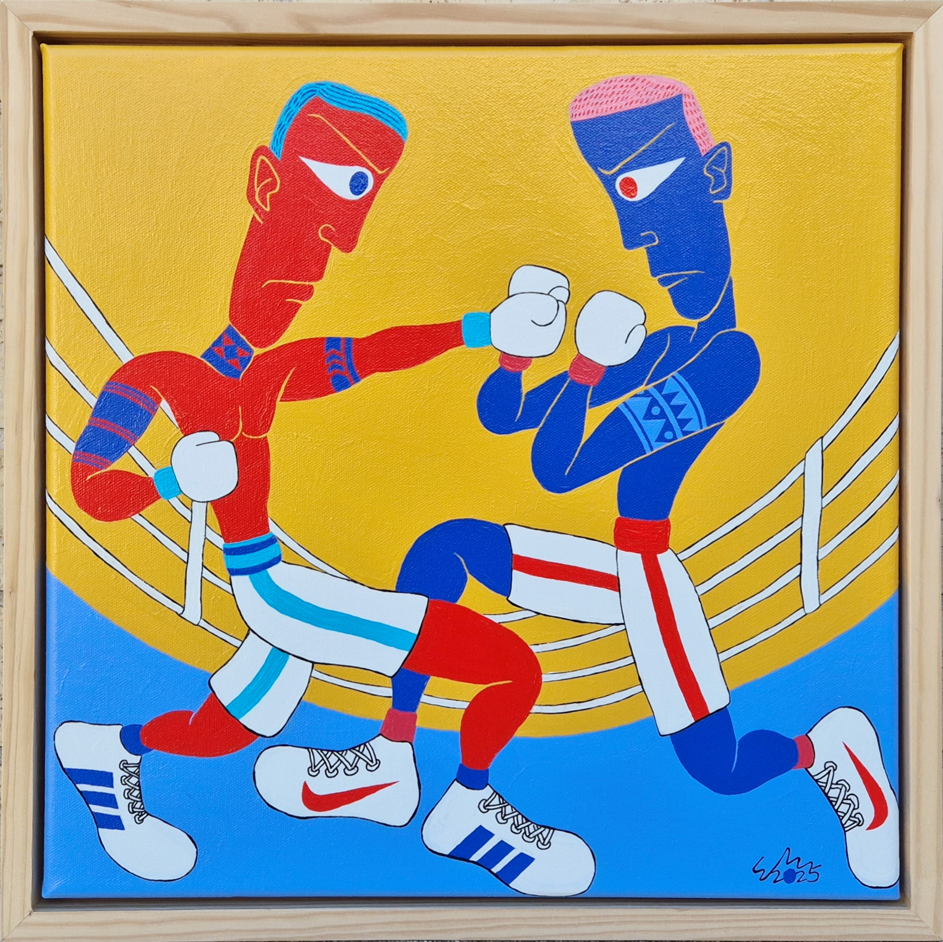 Fighting In The Ring 2025 Framed Outdoor (1)