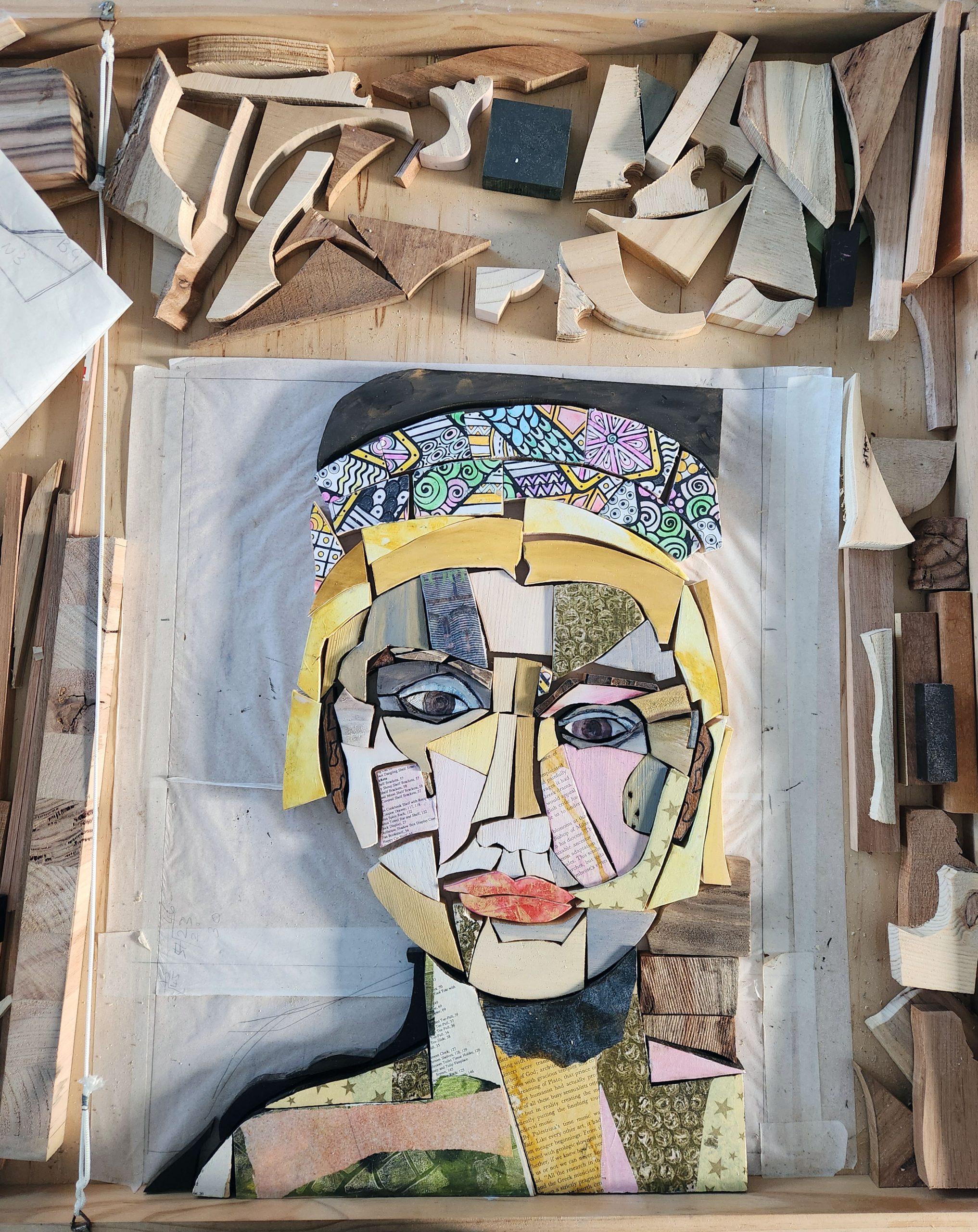 Face Of Fragments Step 3