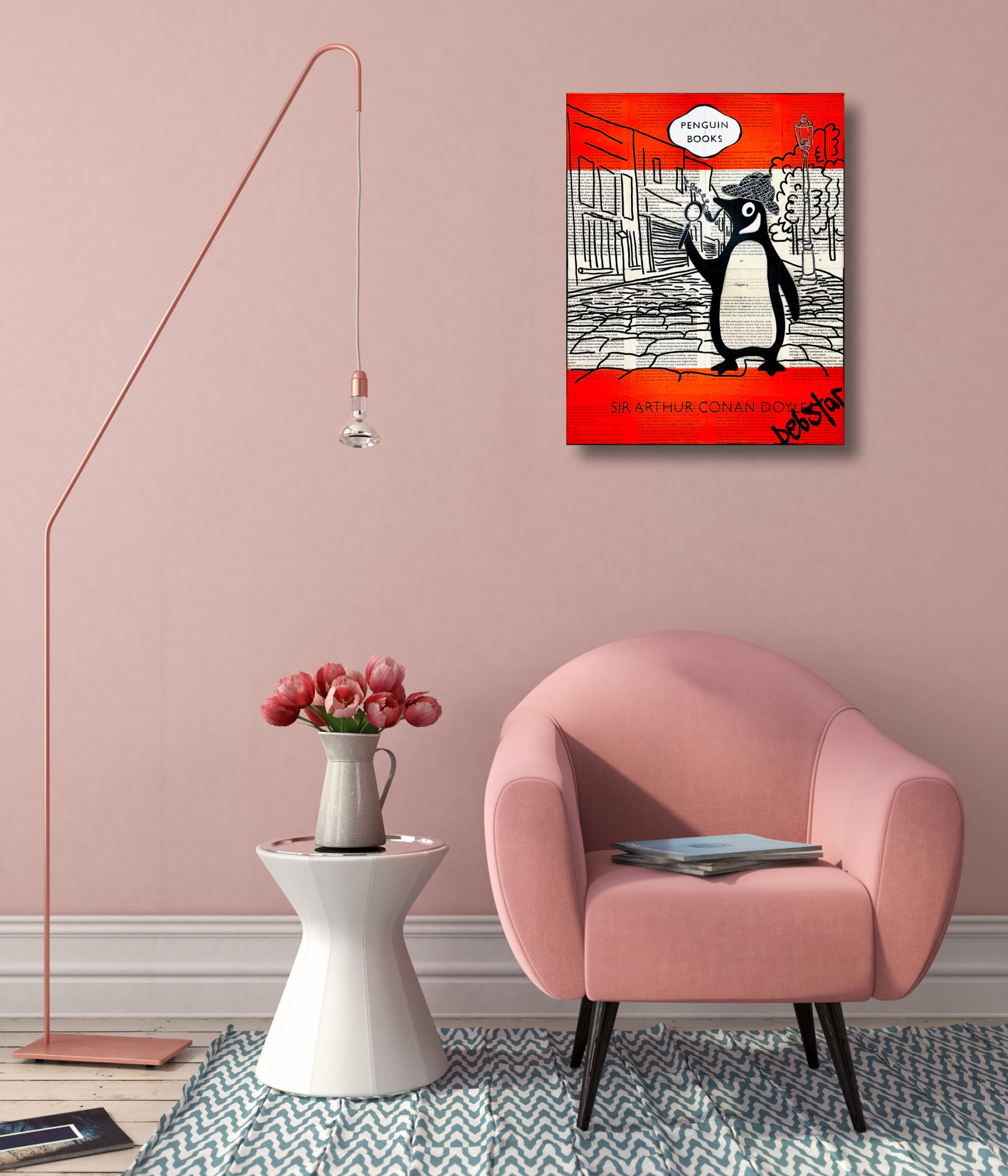 Penguin Books The Adventures Of Sherlock Holmes Pop Art Deborah Lang Debstar Art Urban Canvas 2