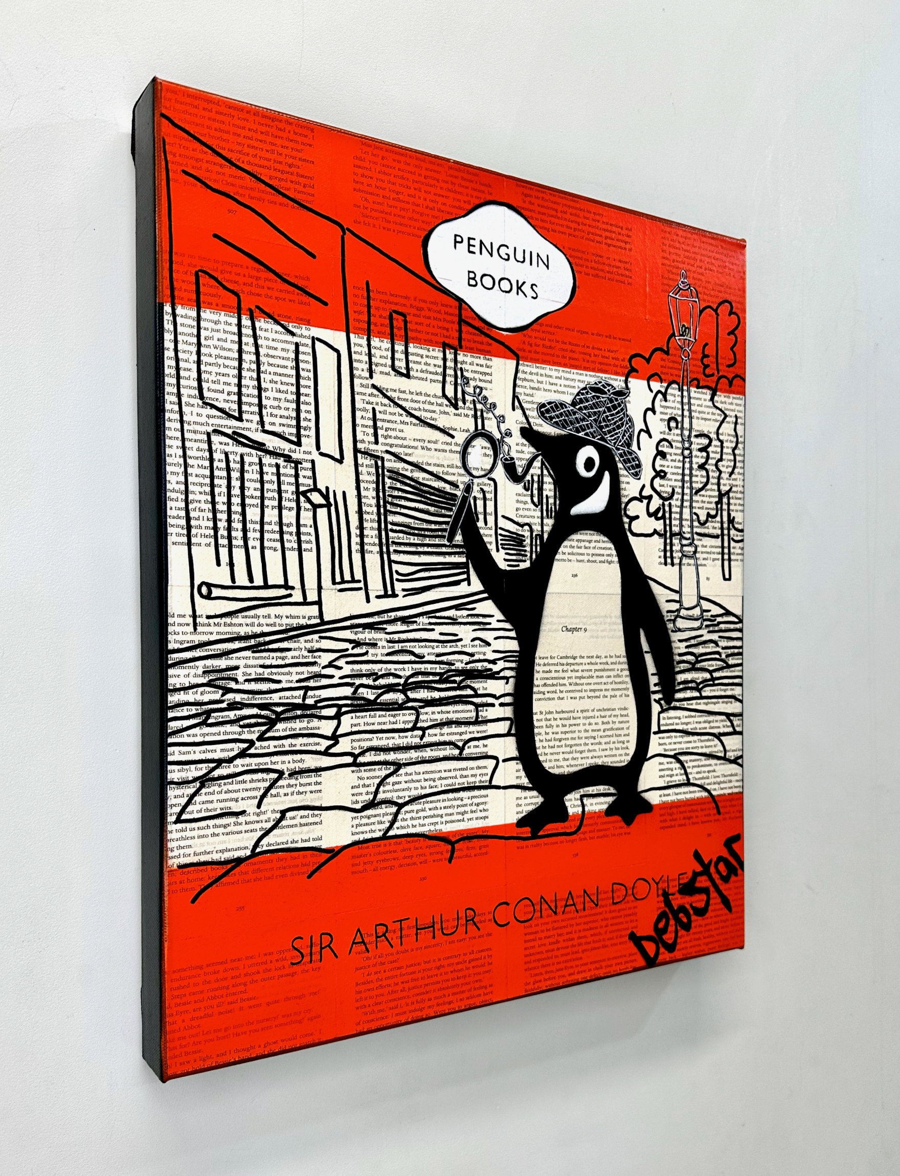 Penguin Books The Adventures Of Sherlock Holmes Pop Art Deborah Lang Debstar Art Urban Canvas 3