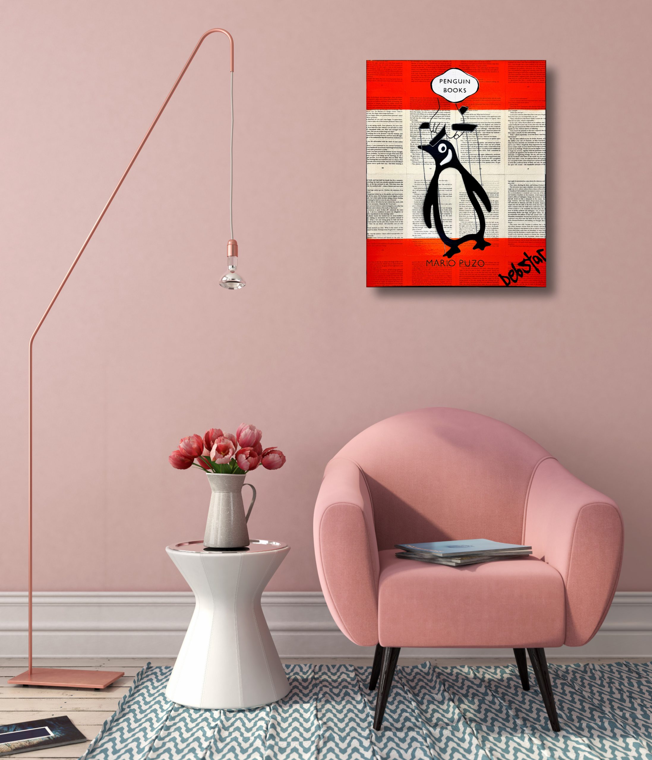 Penguin Book Classics The Godfather 3 Pop Art Deborah Lang Debstar Art Urban Canvas 2