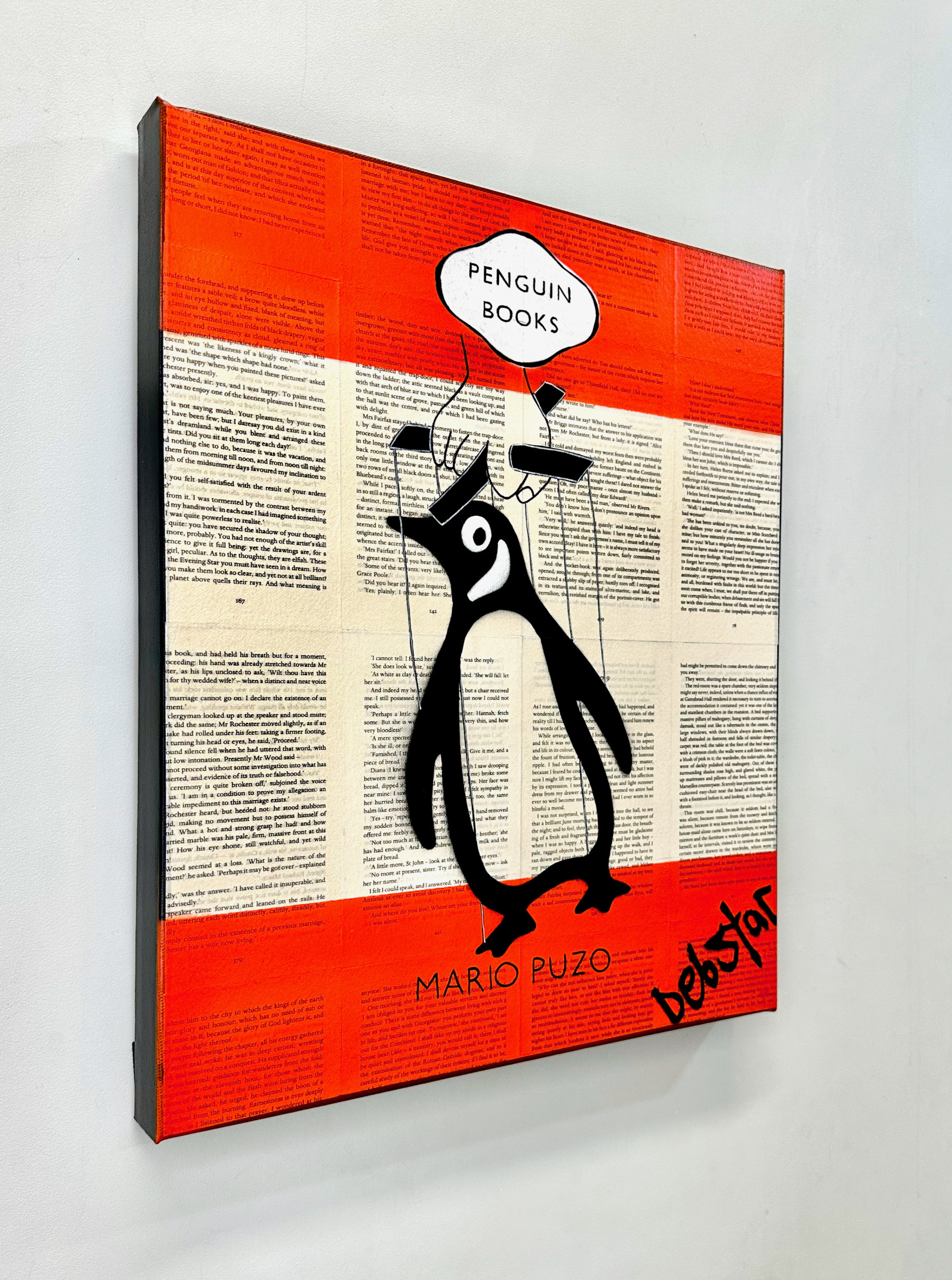 Penguin Book Classics The Godfather 3 Pop Art Deborah Lang Debstar Art Urban Canvas 3