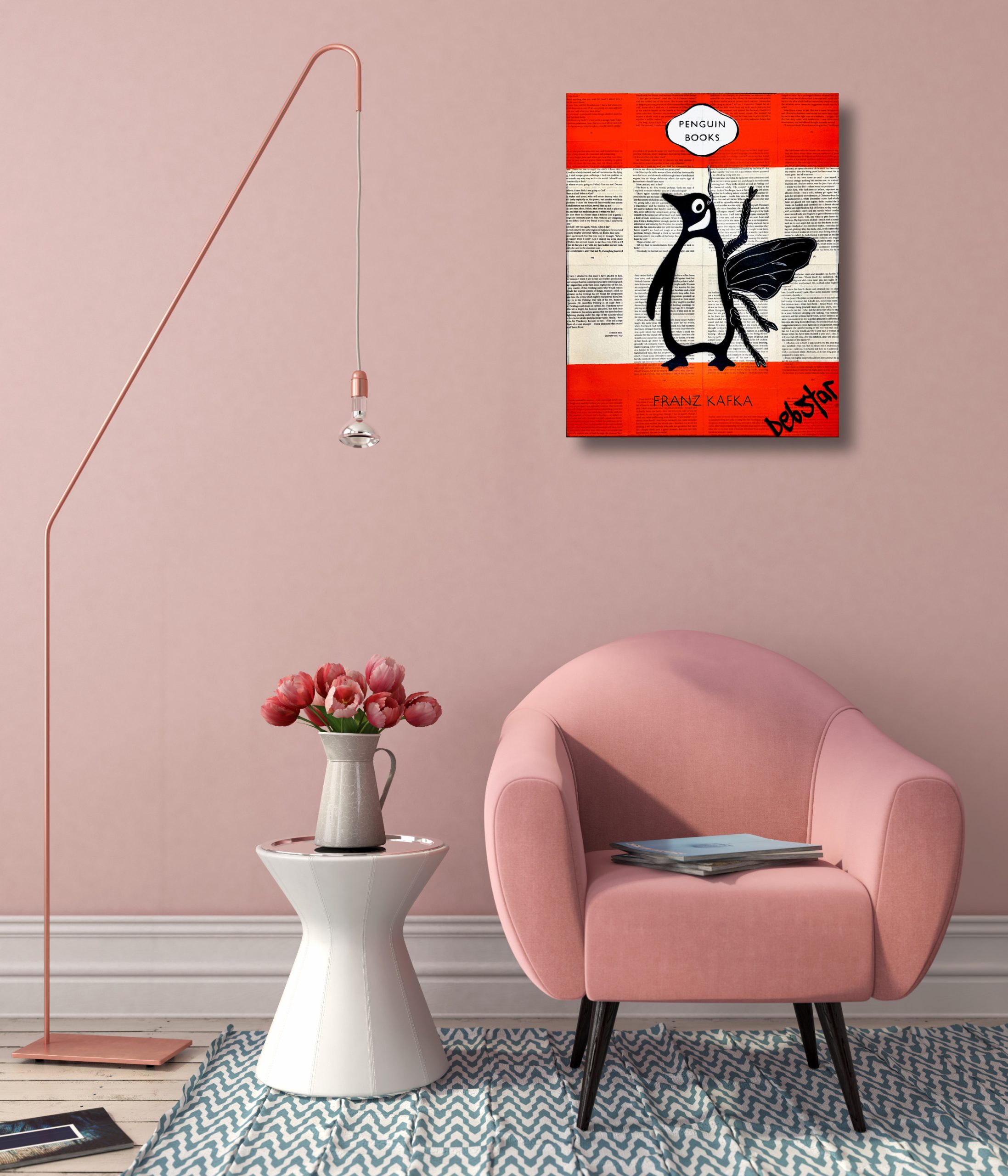 Penguin Books The Metamorphosis Pop Art Deborah Lang Debstar Art Urban Canvas 2