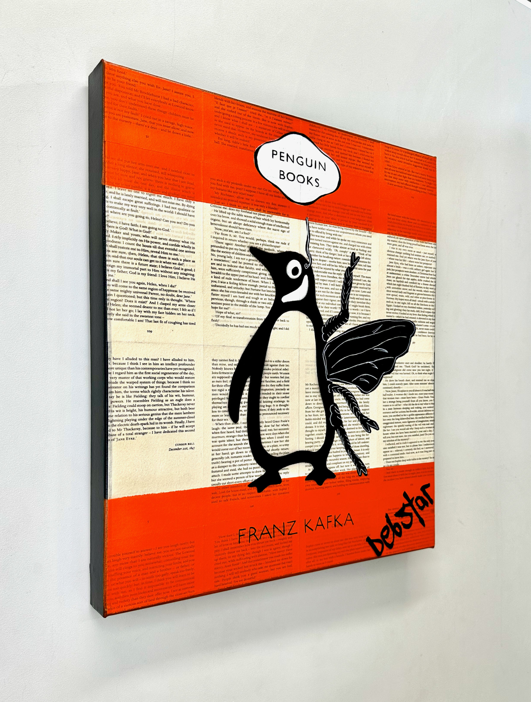 Penguin Books The Metamorphosis Pop Art Deborah Lang Debstar Art Urban Canvas 3