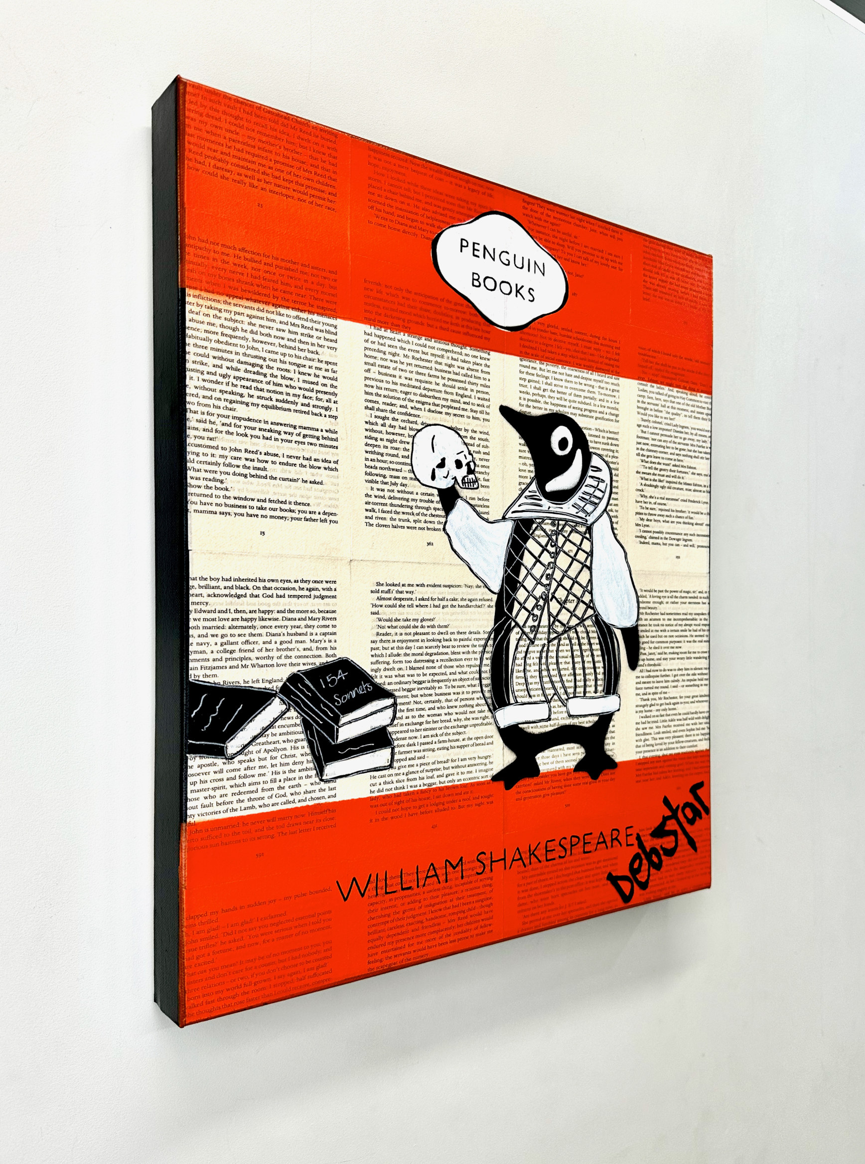 Penguin Books Shakespeares Sonnets Pop Art Deborah Lang Debstar Art Urban Canvas 3