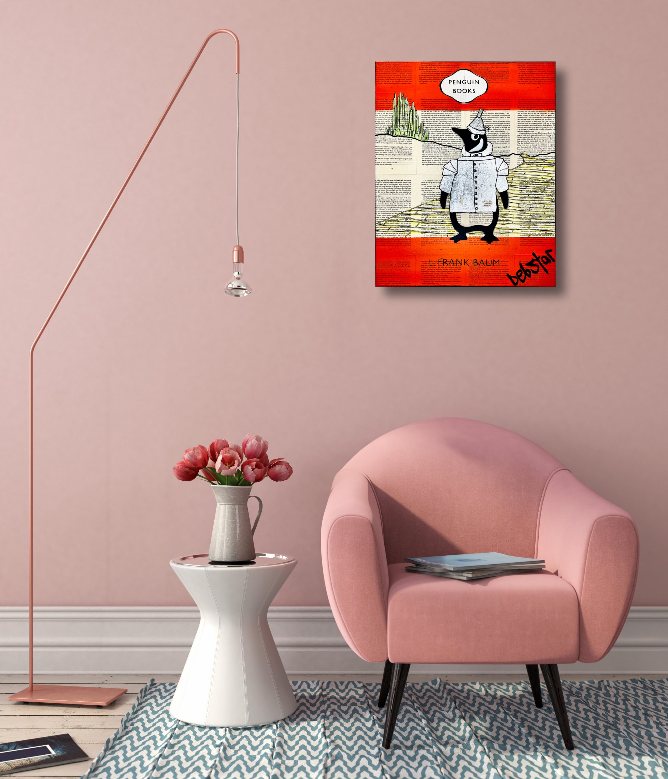 Penguin Books The Wizard Of Oz Pop Art Deborah Lang Debstar Art Urban Canvas 2