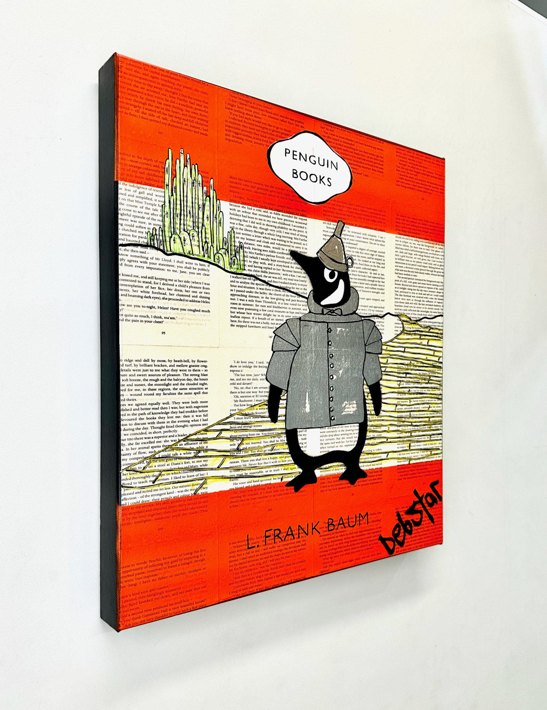 Penguin Books The Wizard Of Oz Pop Art Deborah Lang Debstar Art Urban Canvas 3
