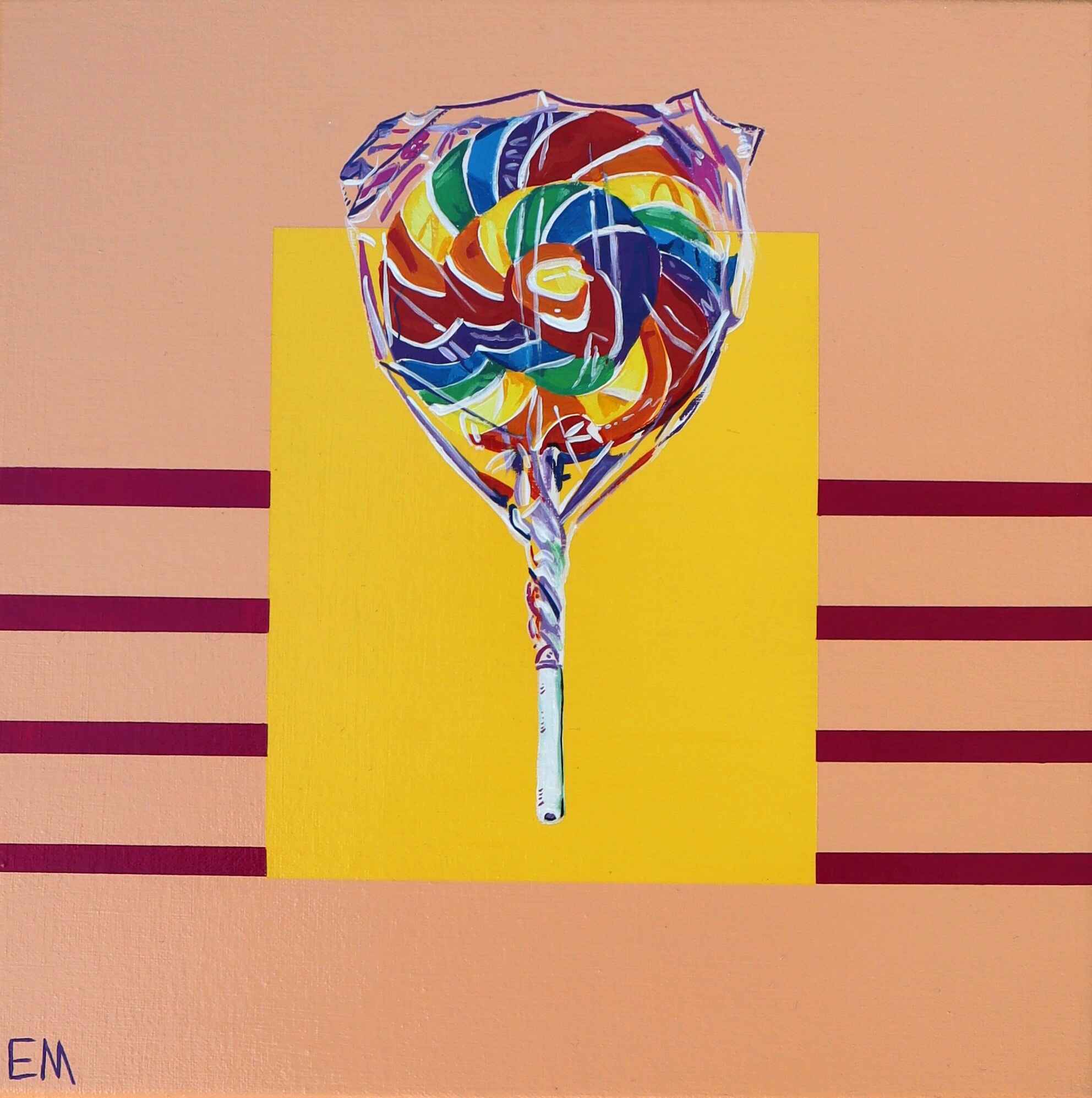 Sweet Candy Stripes Elisha Mcguckin Crop 2