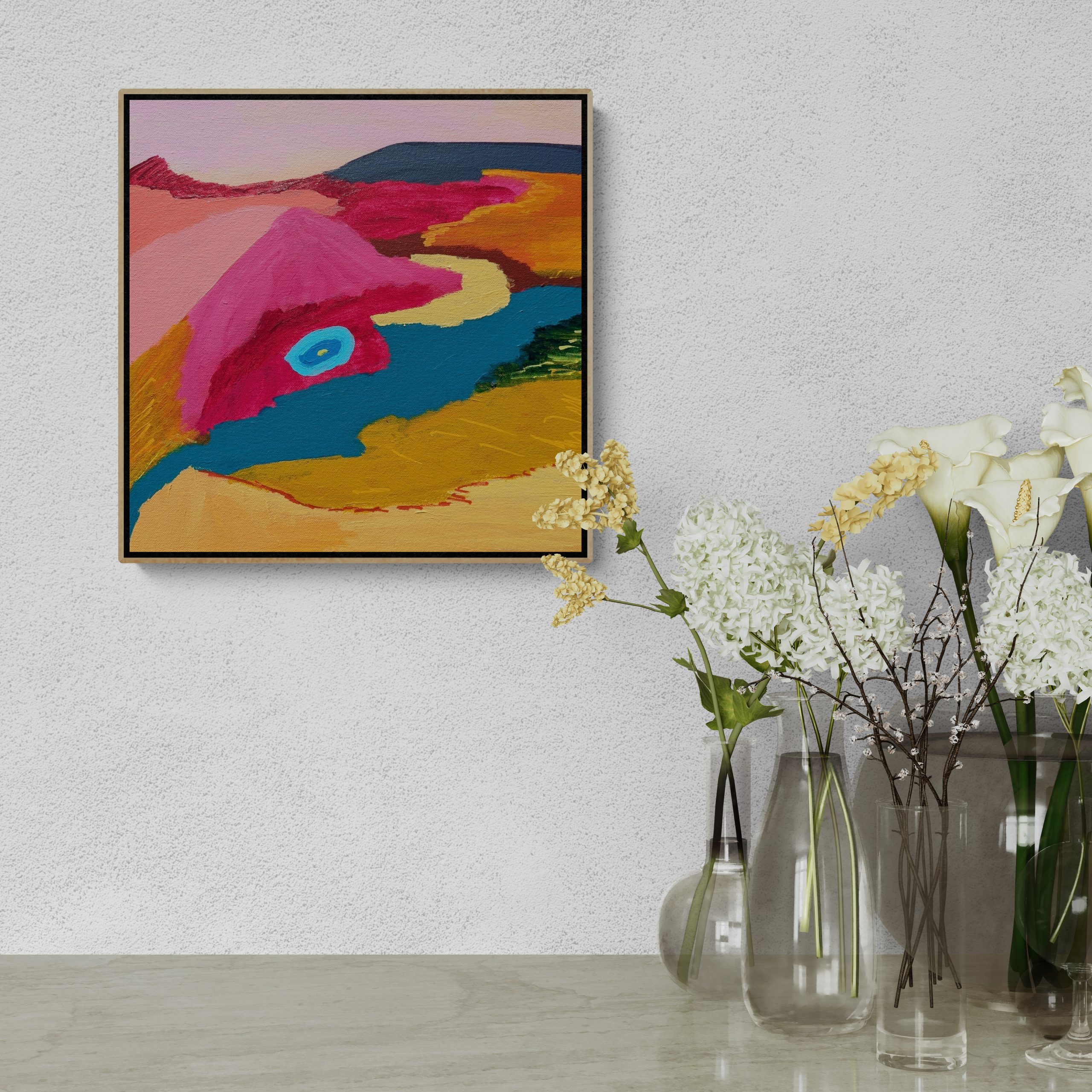 Close Up Of Flowers In Glass Vases (5)