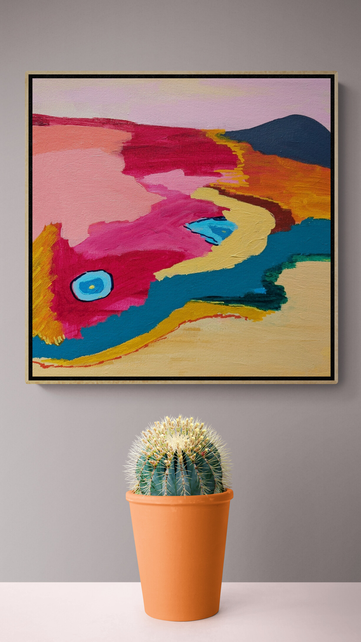 Close Up View Of A Cactus Plant