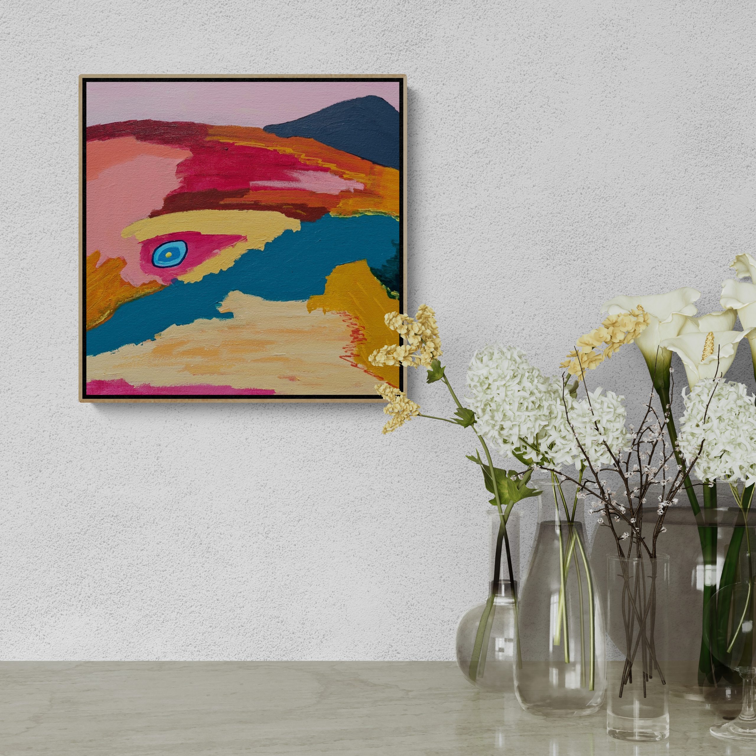 Close Up Of Flowers In Glass Vases (11)