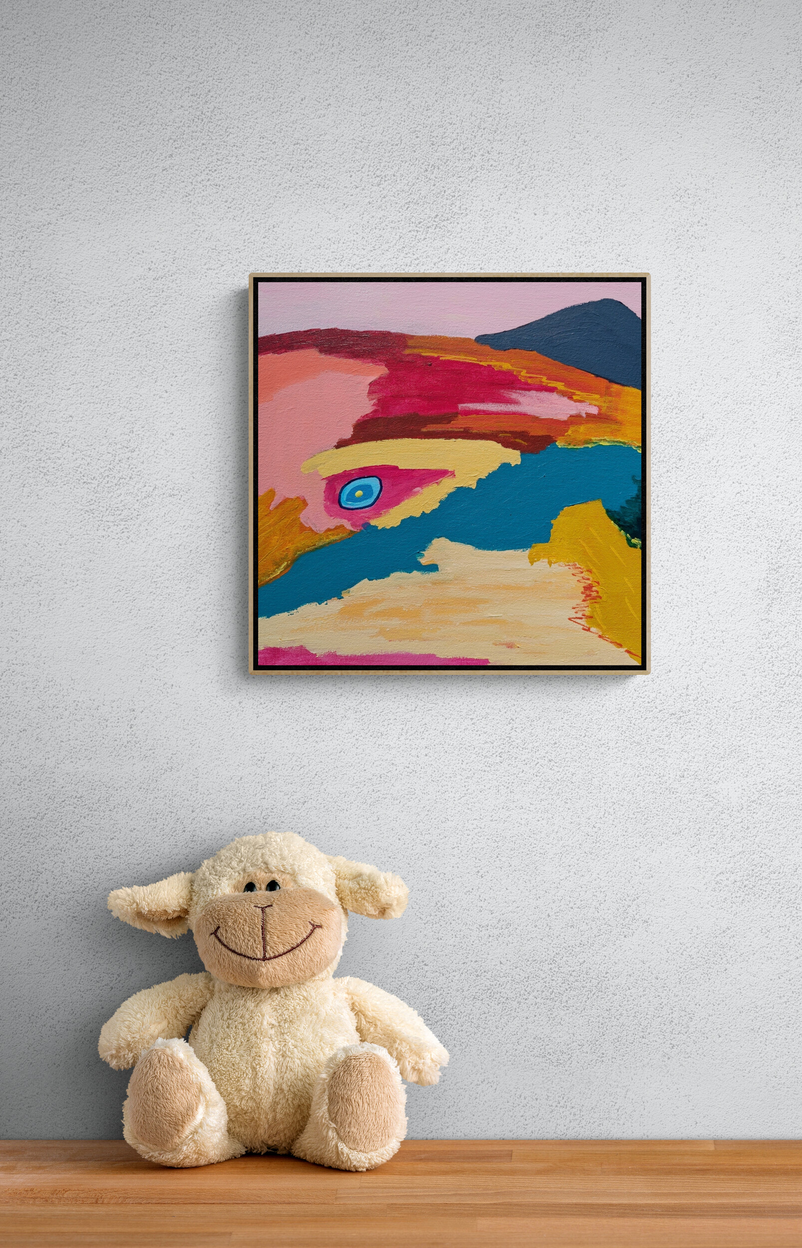 Cuddly Sheep Toy On Shelf (6)