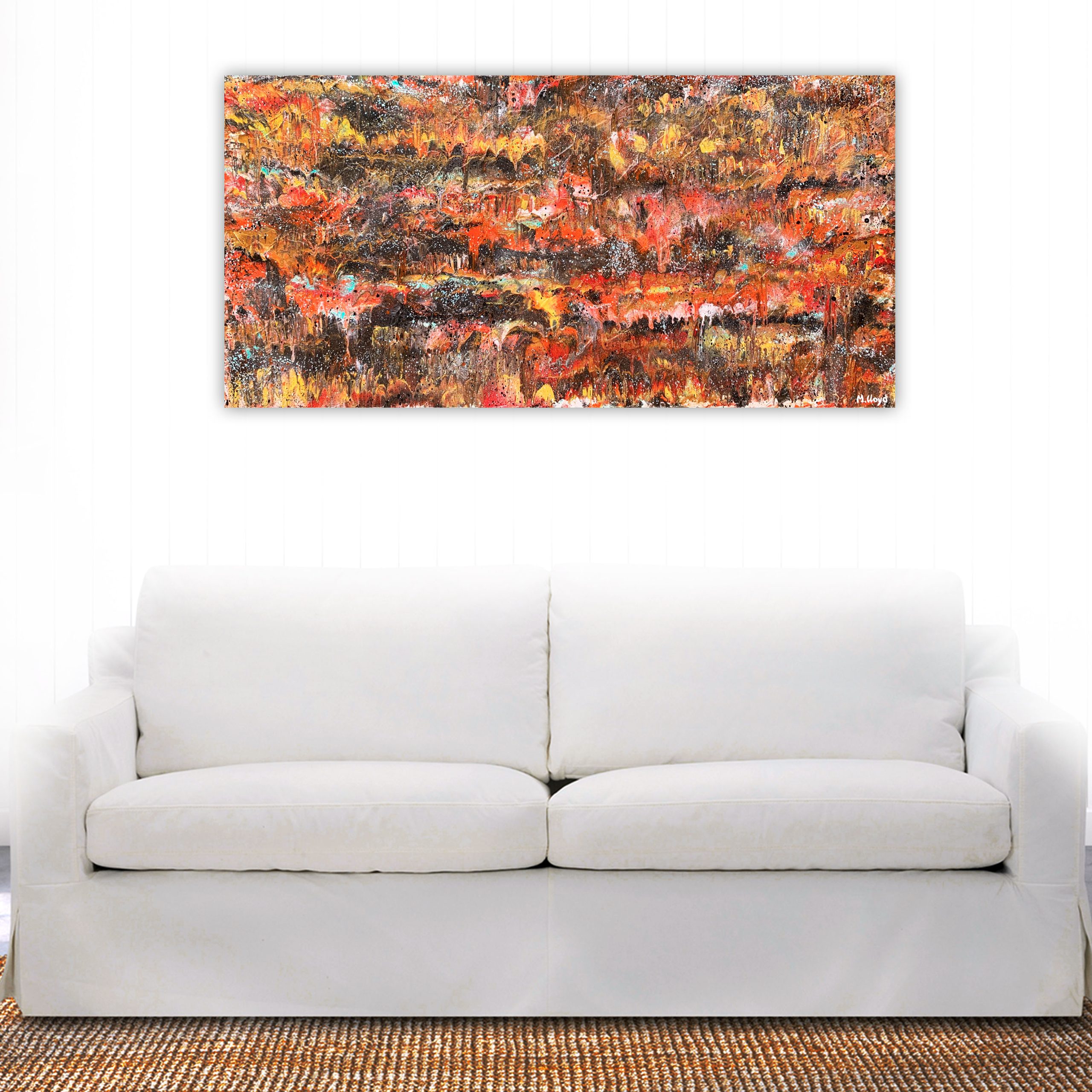 Lounge 1 Abstract Outback Australia Rustic Earth