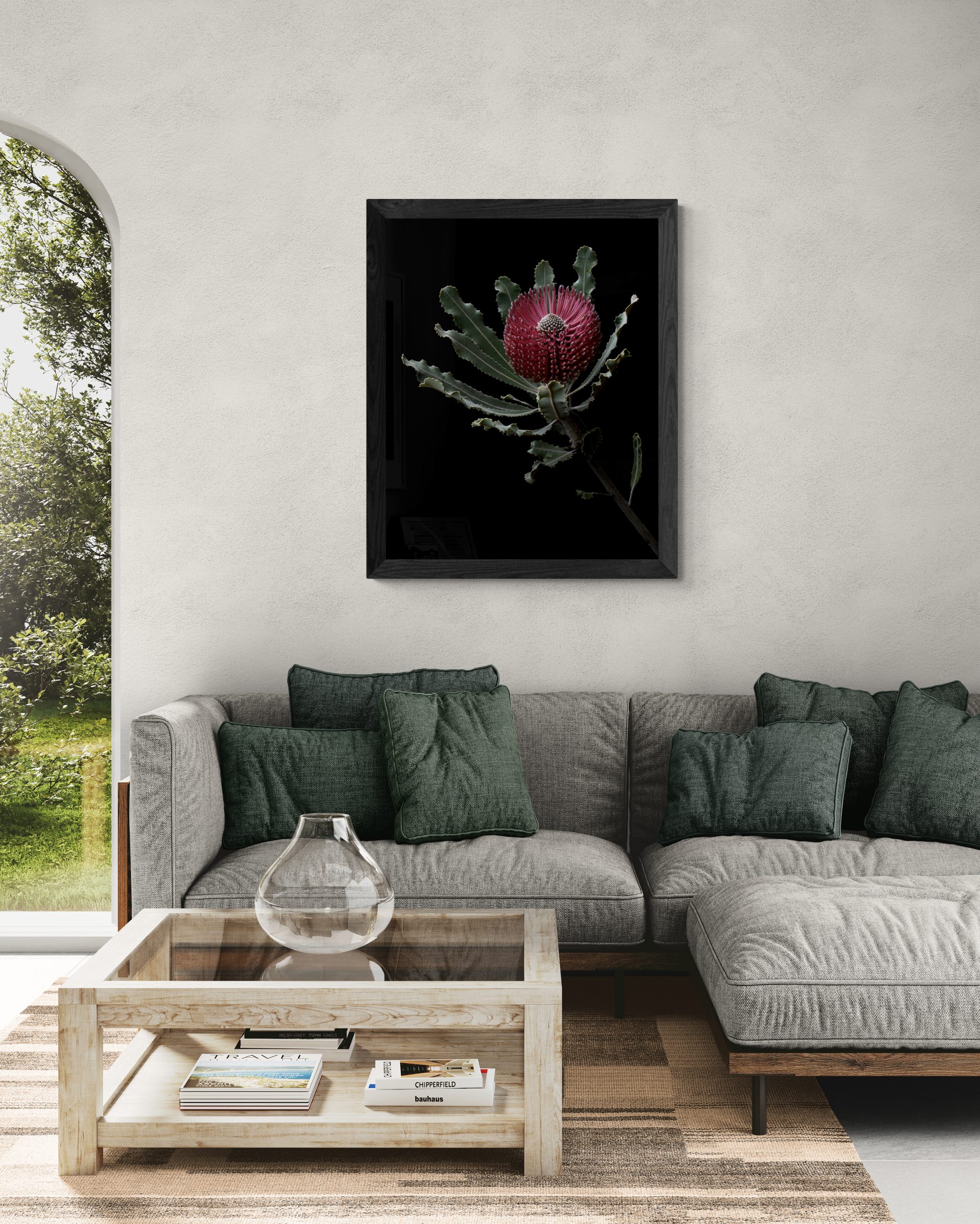 Living Room With A Comfy Sofa And Window Views (1)